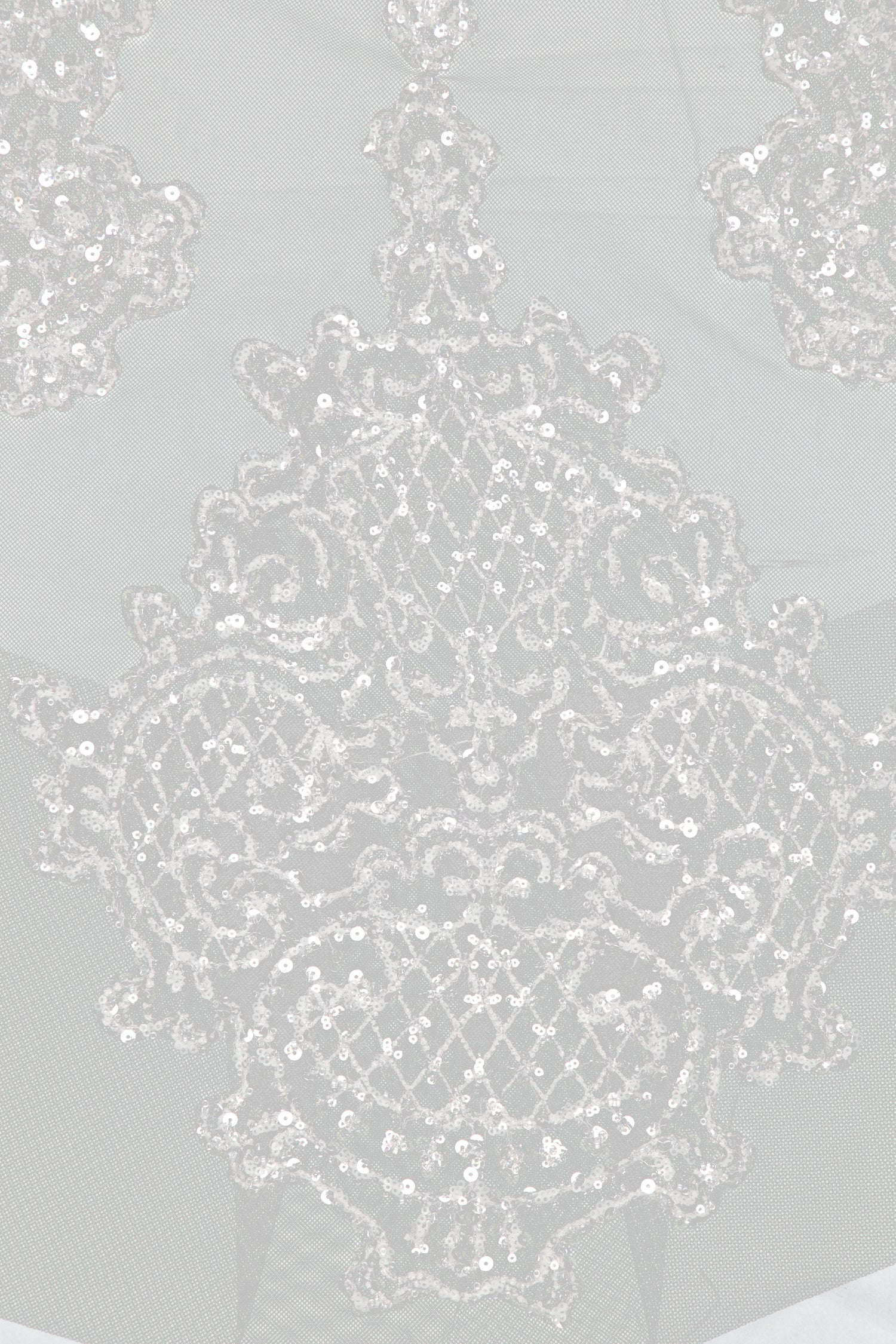 Saiid Kobeisy Short Baroque Embroidered Veil w/ Tags