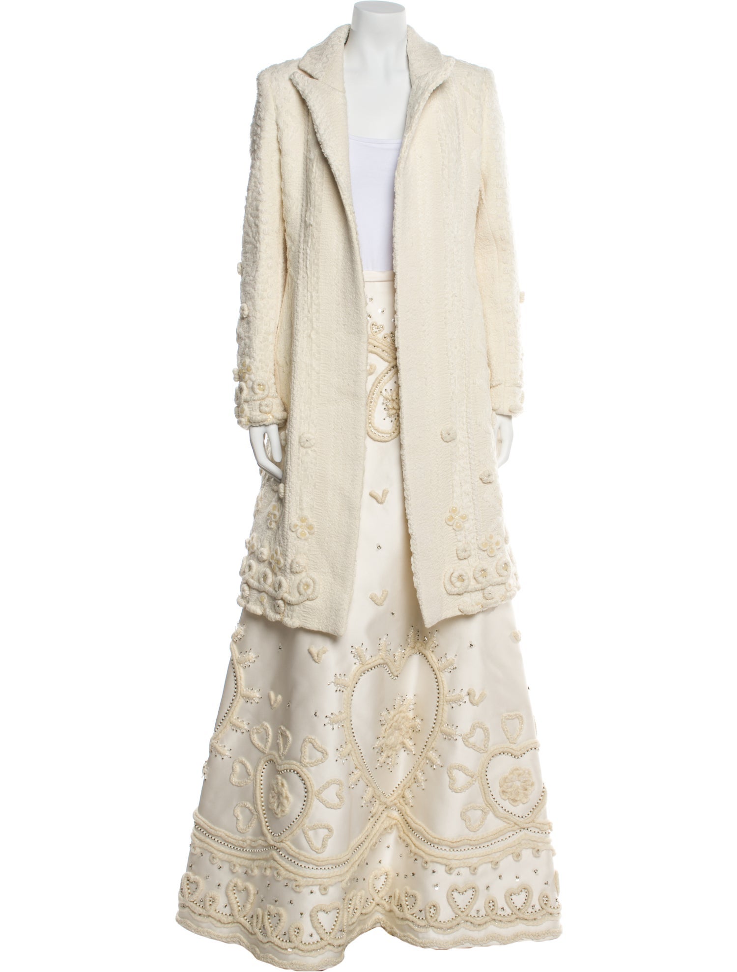 Saiid Kobeisy Sequin Embellishments Skirt Set w/ Tags