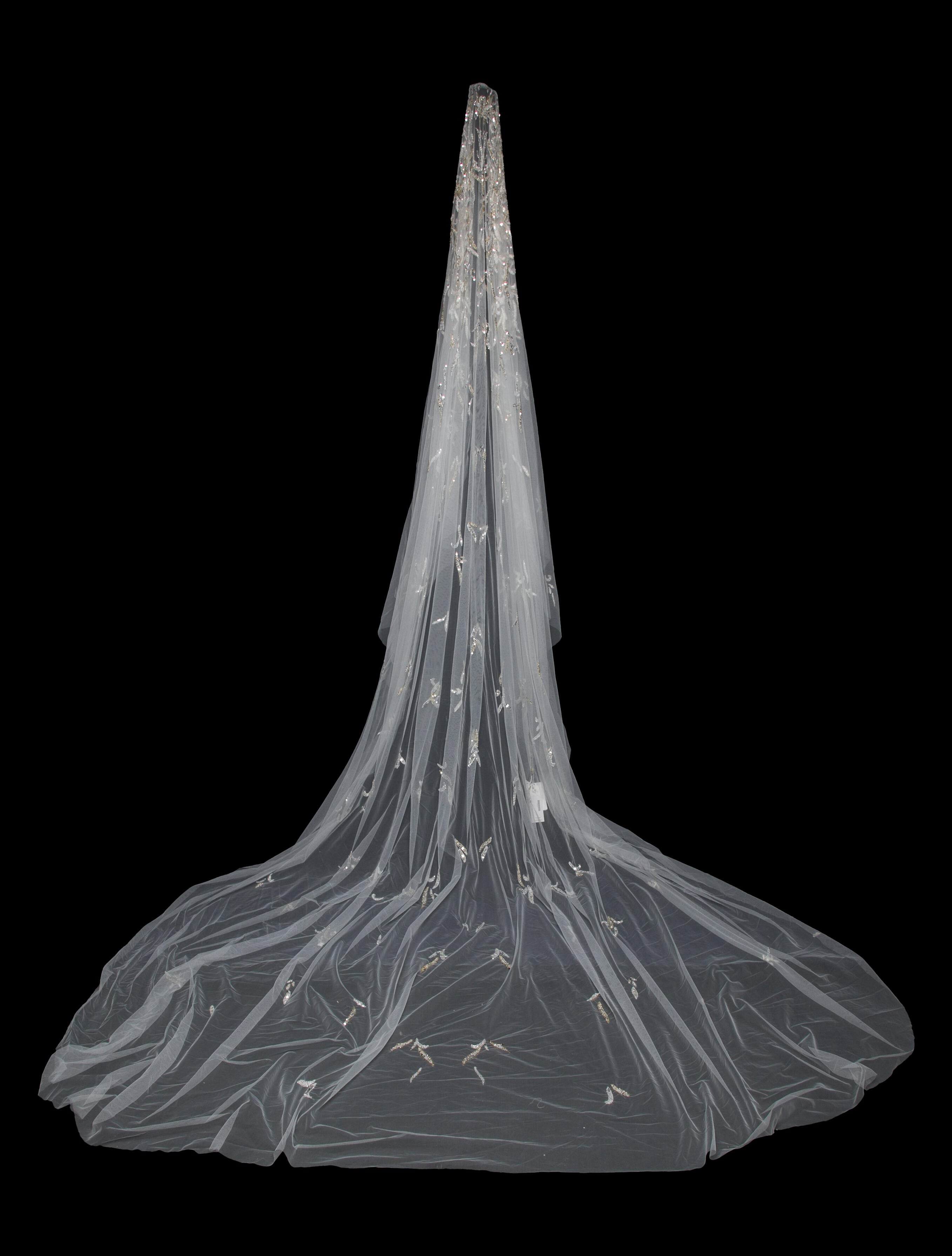 Saiid Kobeisy Sequin Veil