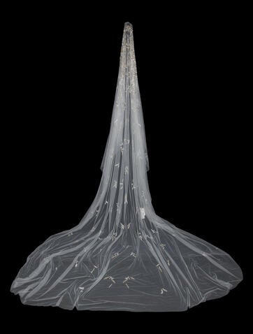 Saiid Kobeisy Hair Accessories Sequin Veil