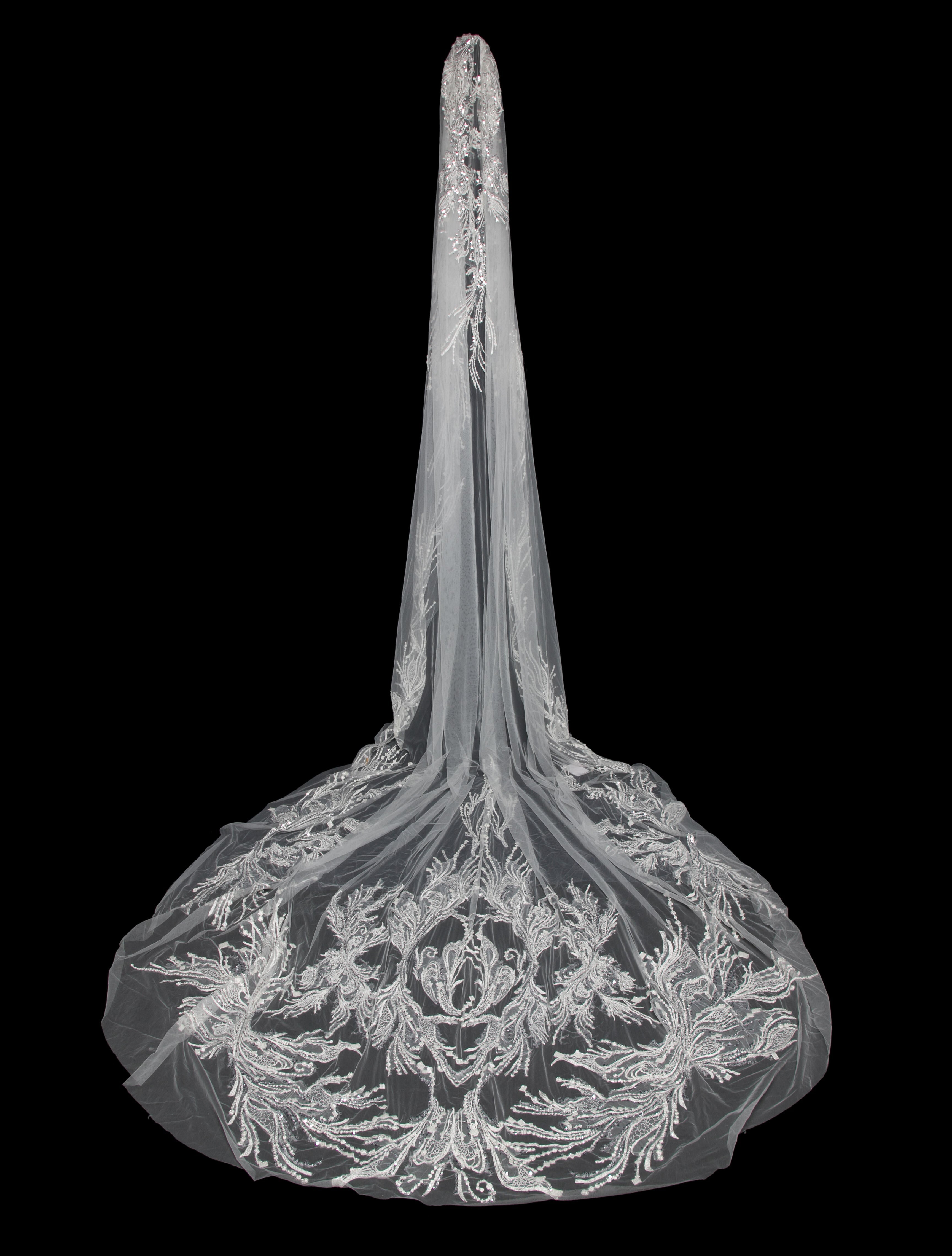 Saiid Kobeisy Embroidered Veil