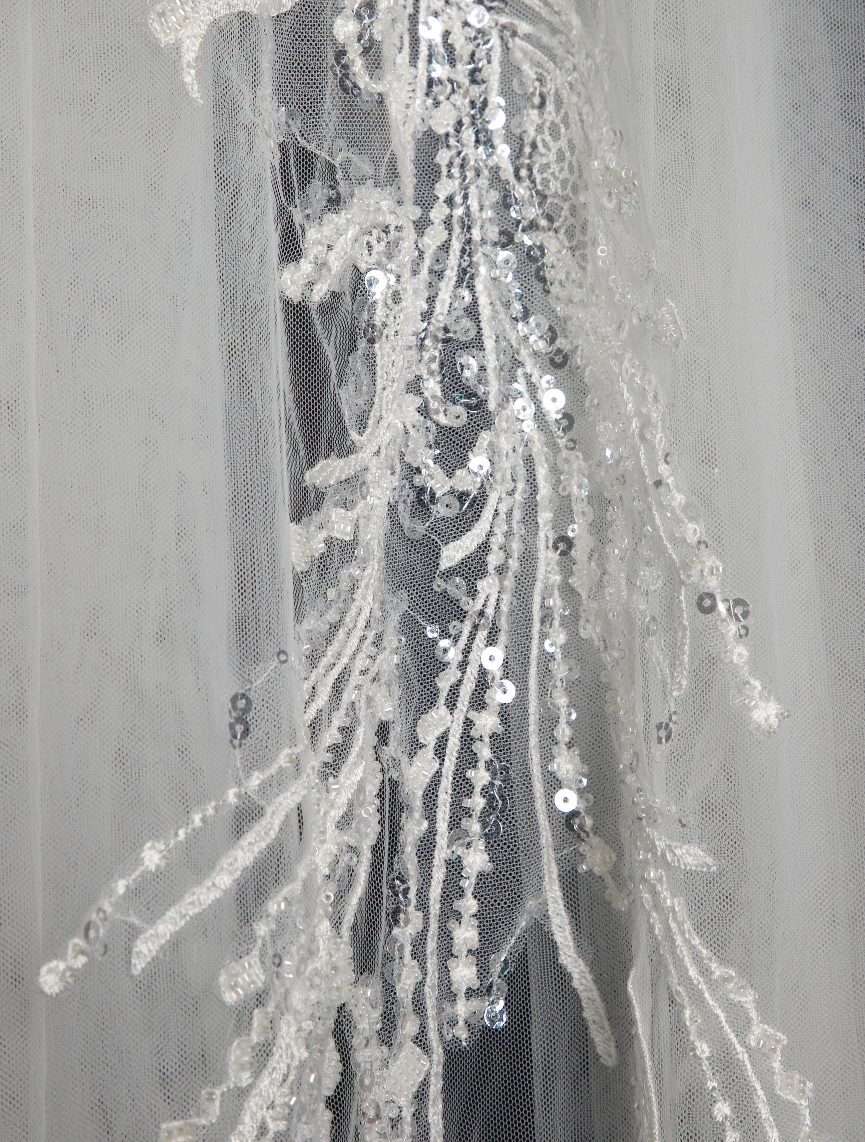 Saiid Kobeisy Embroidered Veil