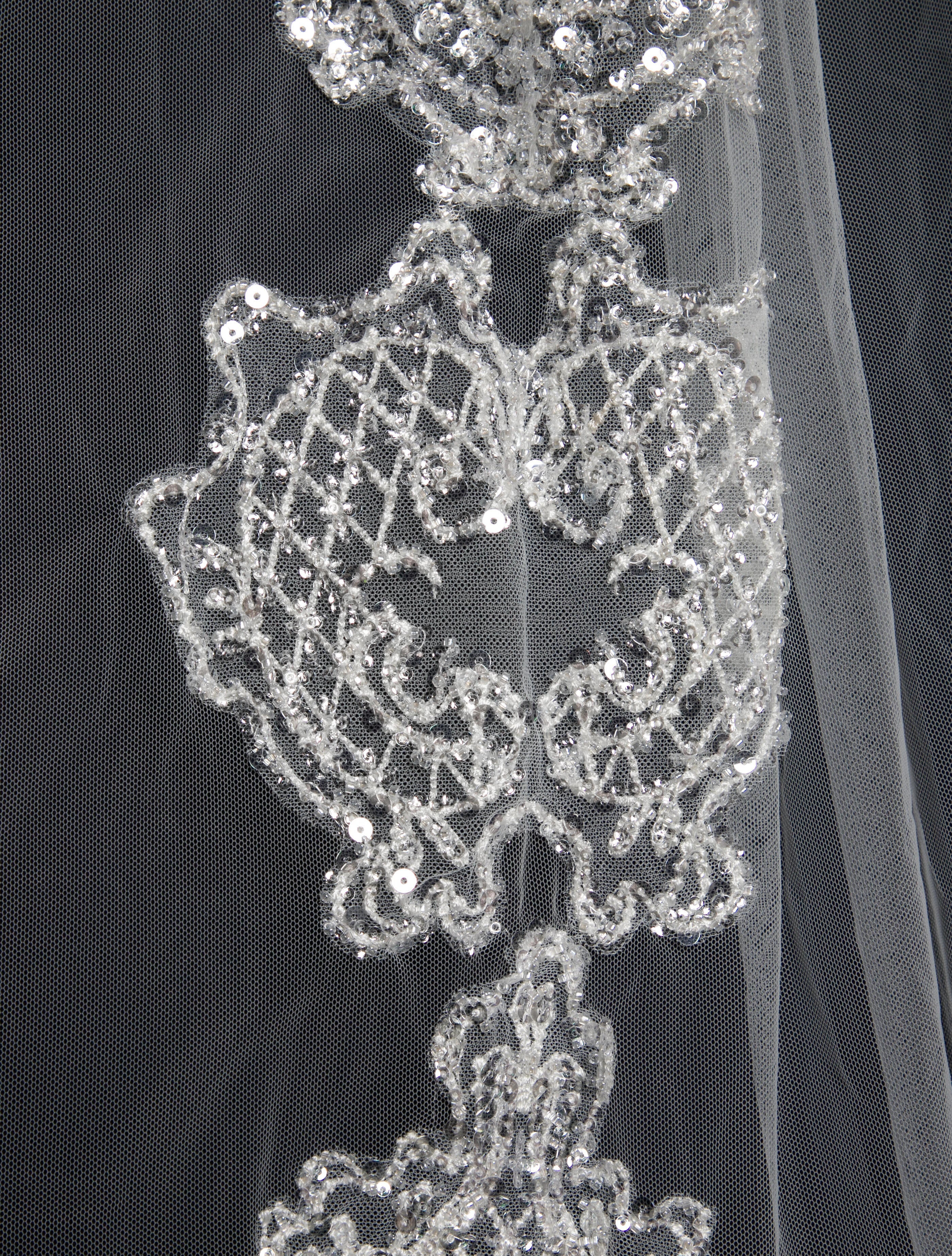 Saiid Kobeisy Embroidered Veil