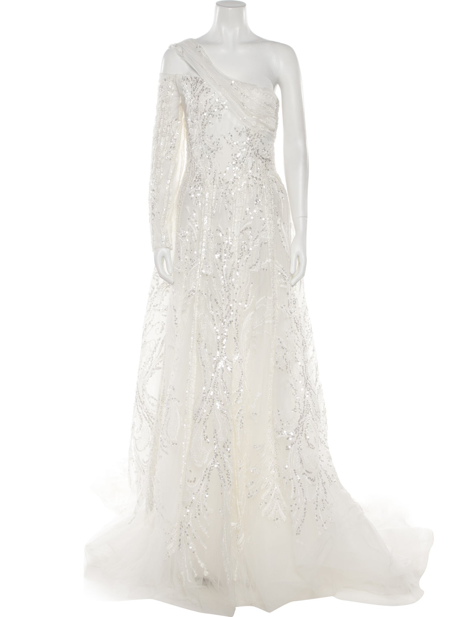 Saiid Kobeisy One-Shoulder Long Dress