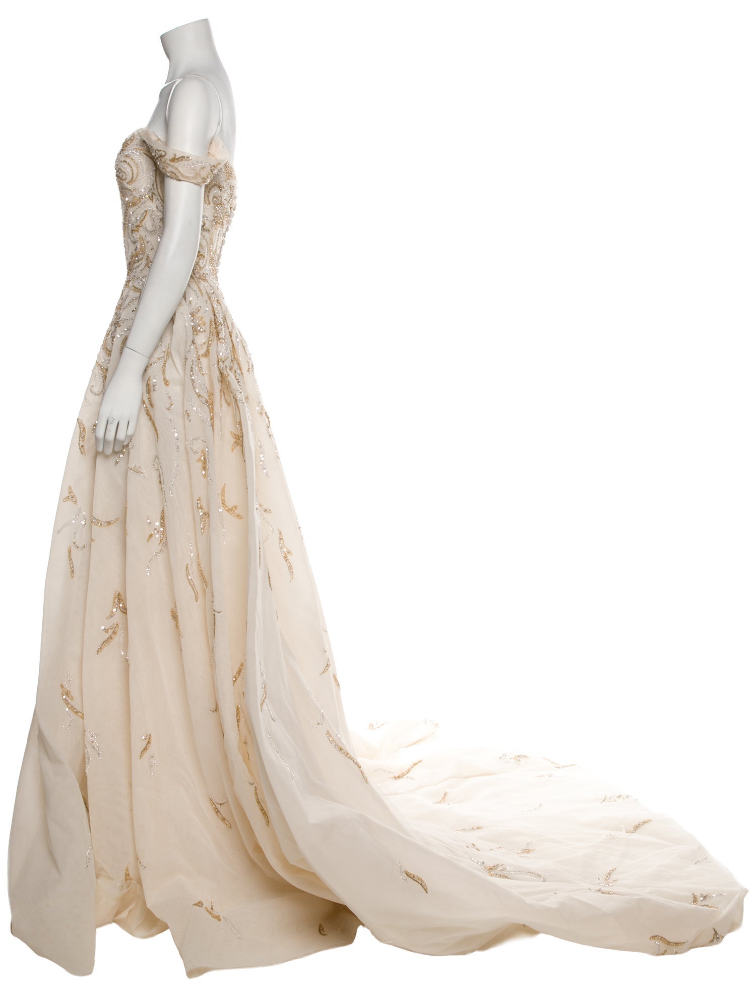 Saiid Kobeisy Off-The-Shoulder Long Dress