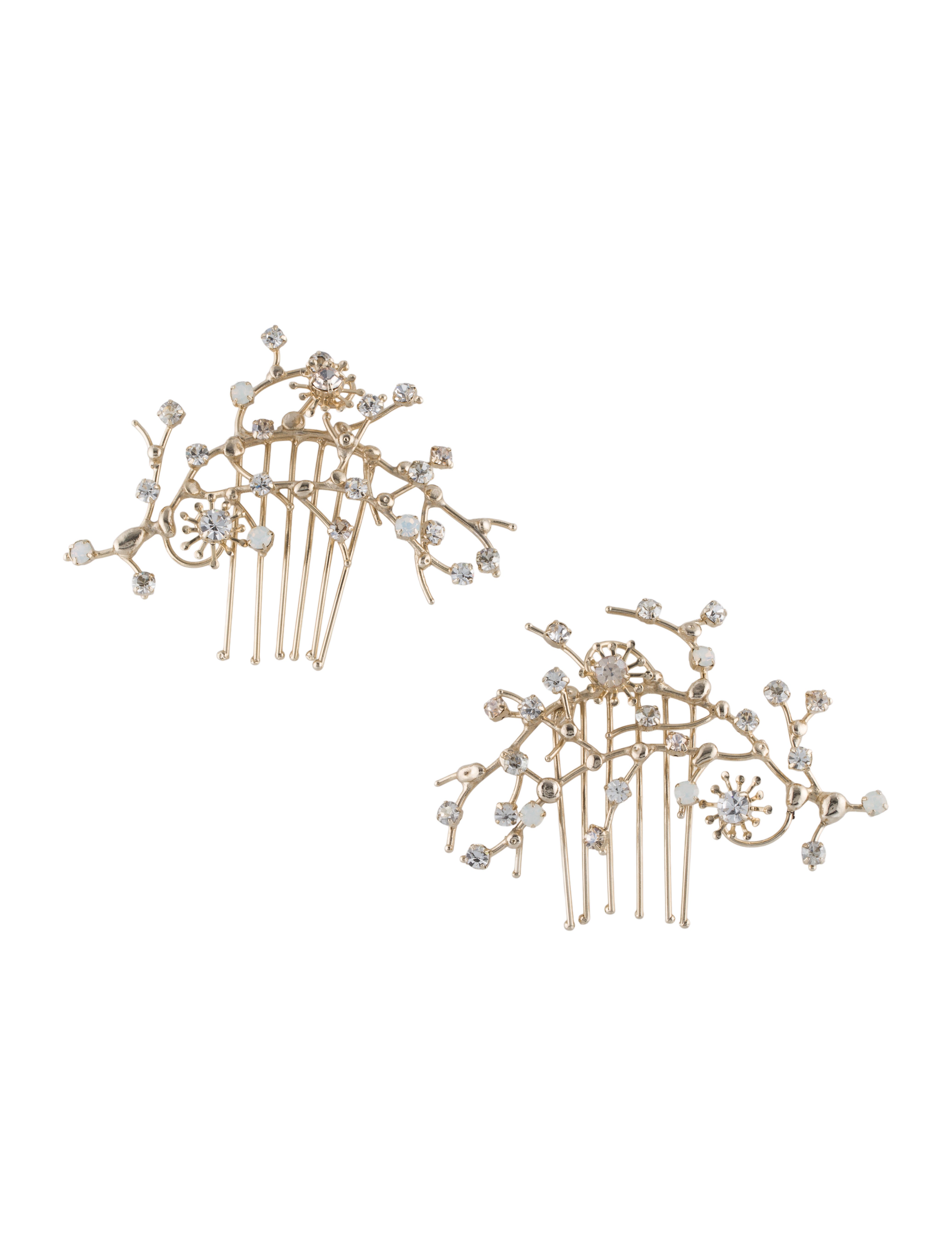 Saiid Kobeisy headpiece with crystals