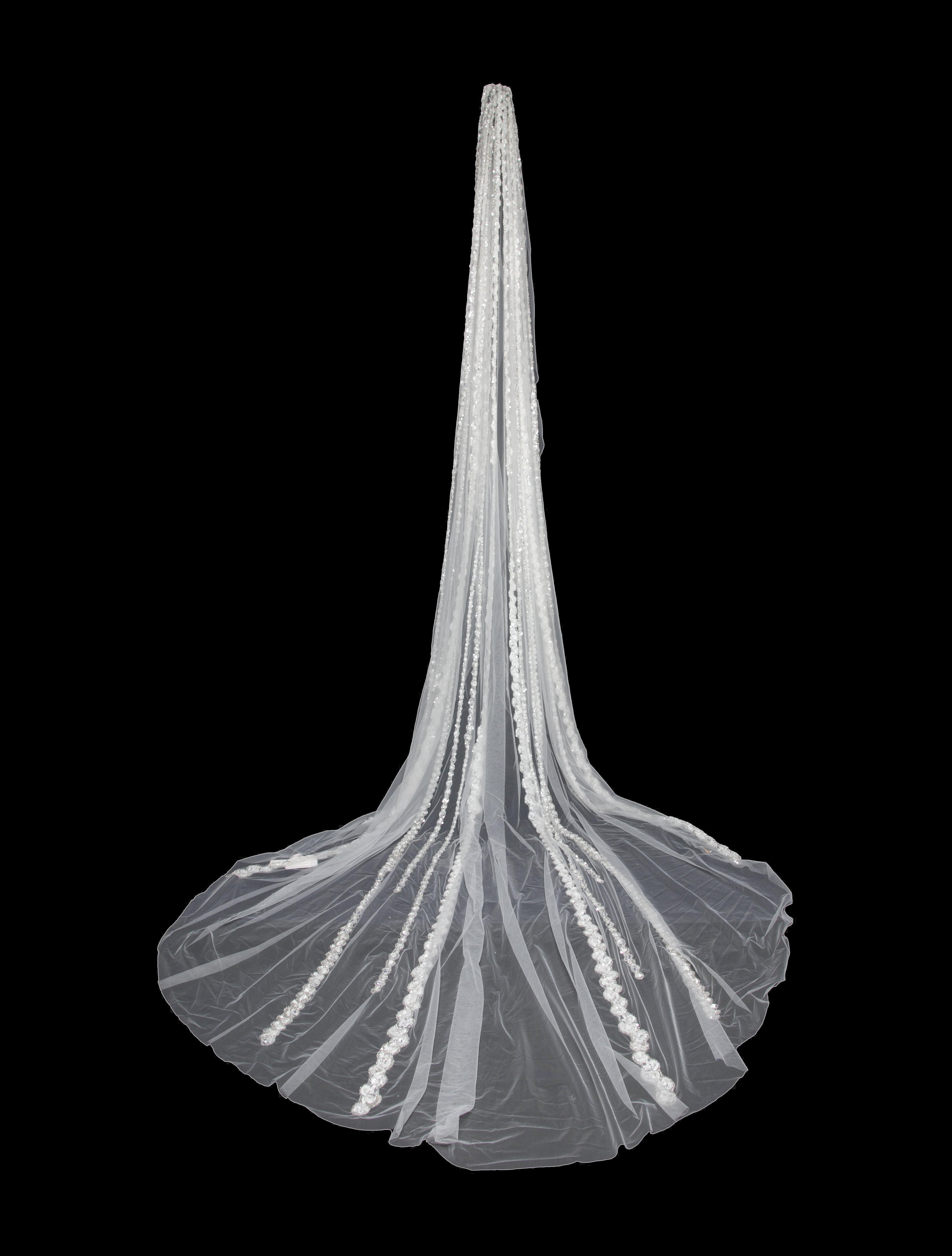 Saiid Kobeisy Dotted Line Veil