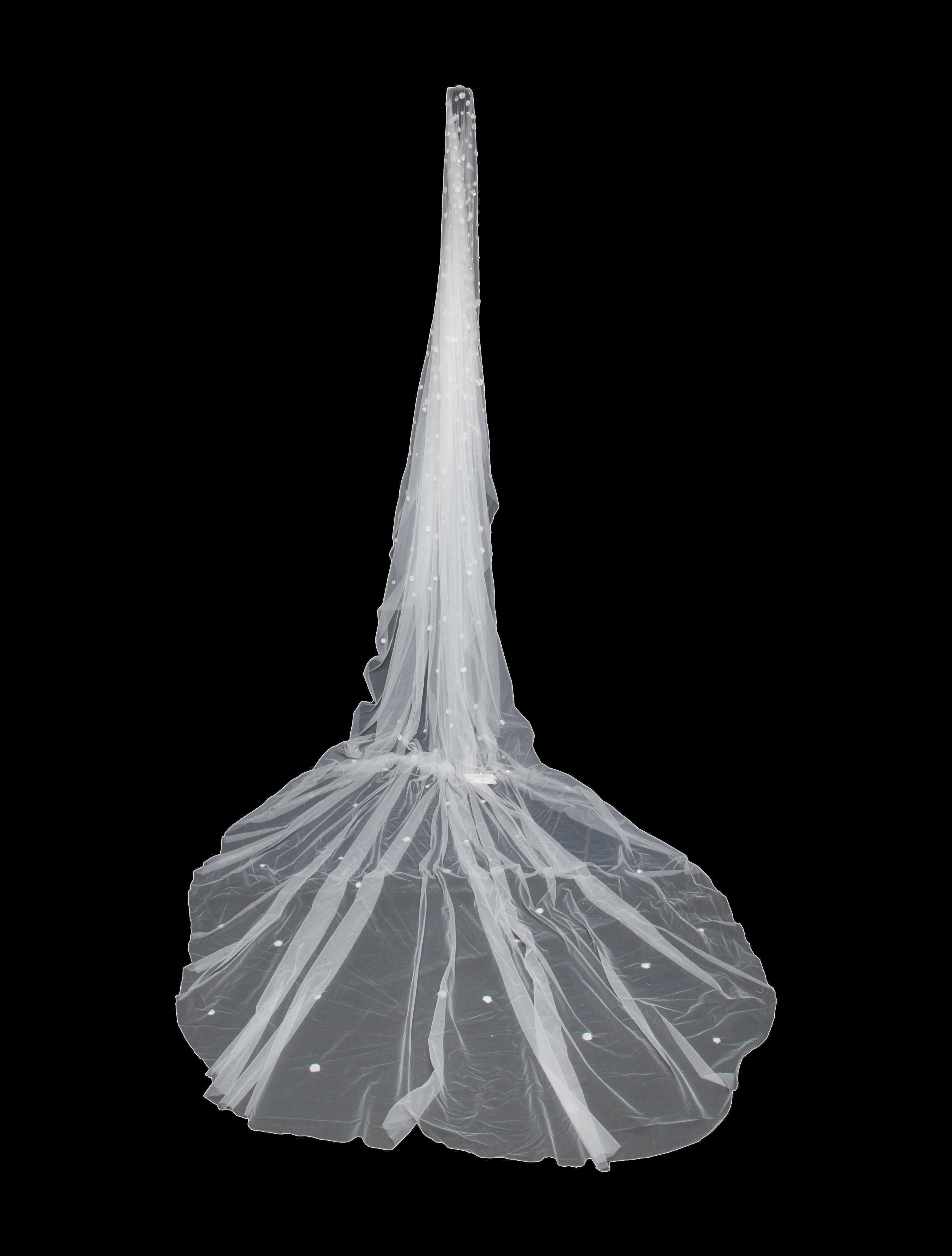 Saiid Kobeisy Sequin Veil