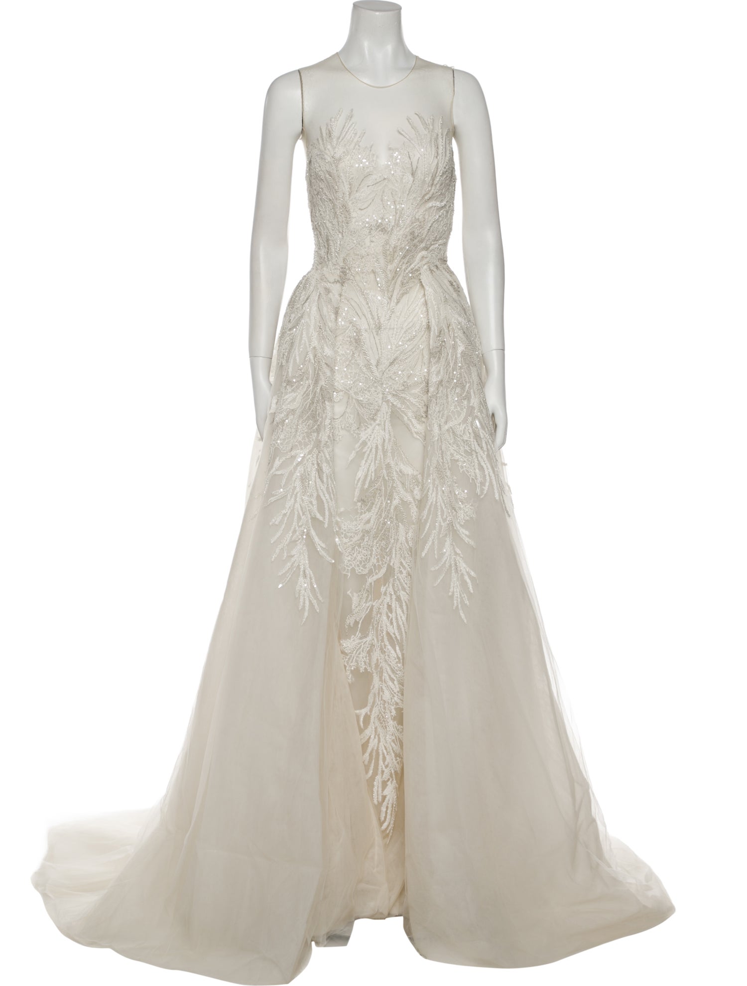 Saiid Kobeisy Crew Neck Long Dress