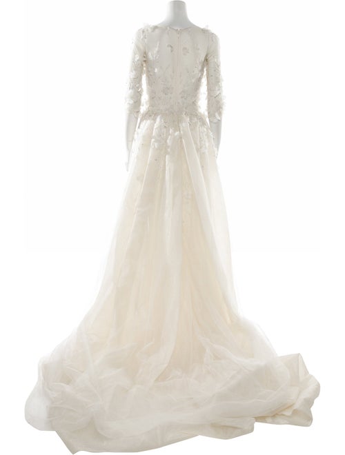 Saiid Kobeisy Scoop Neck Long Dress