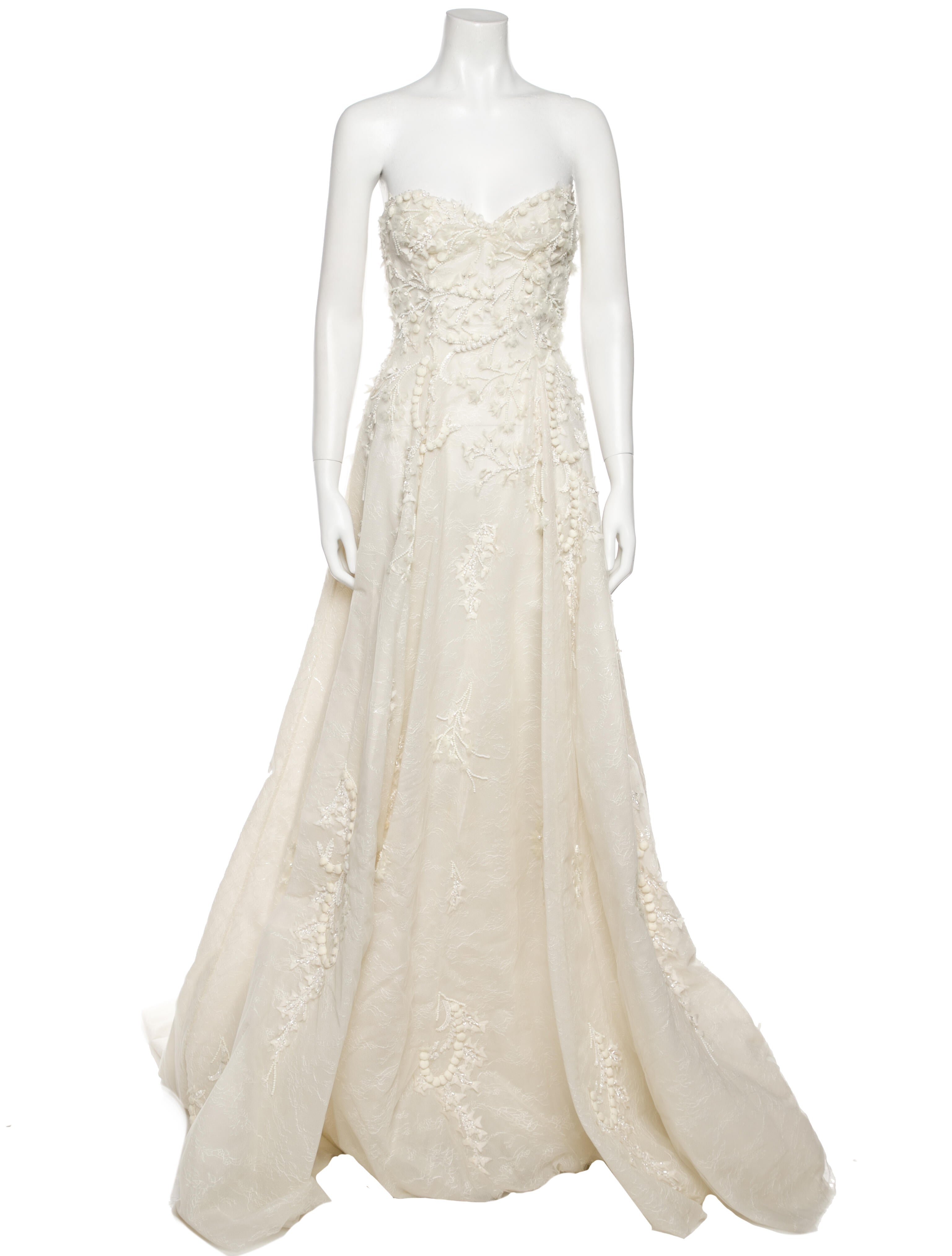 Saiid Kobeisy Strapless Long Dress