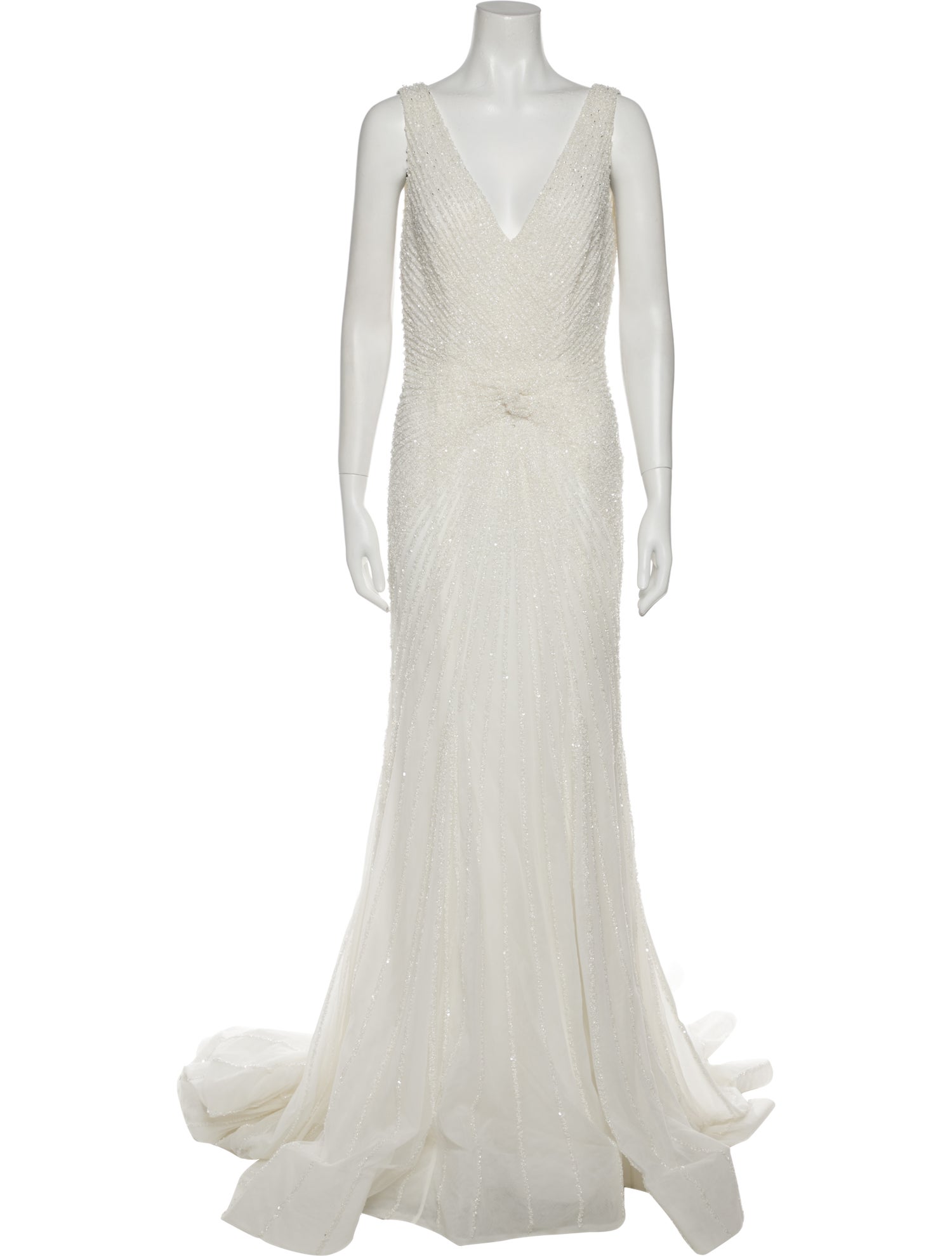 Saiid Kobeisy V-Neck Long Dress