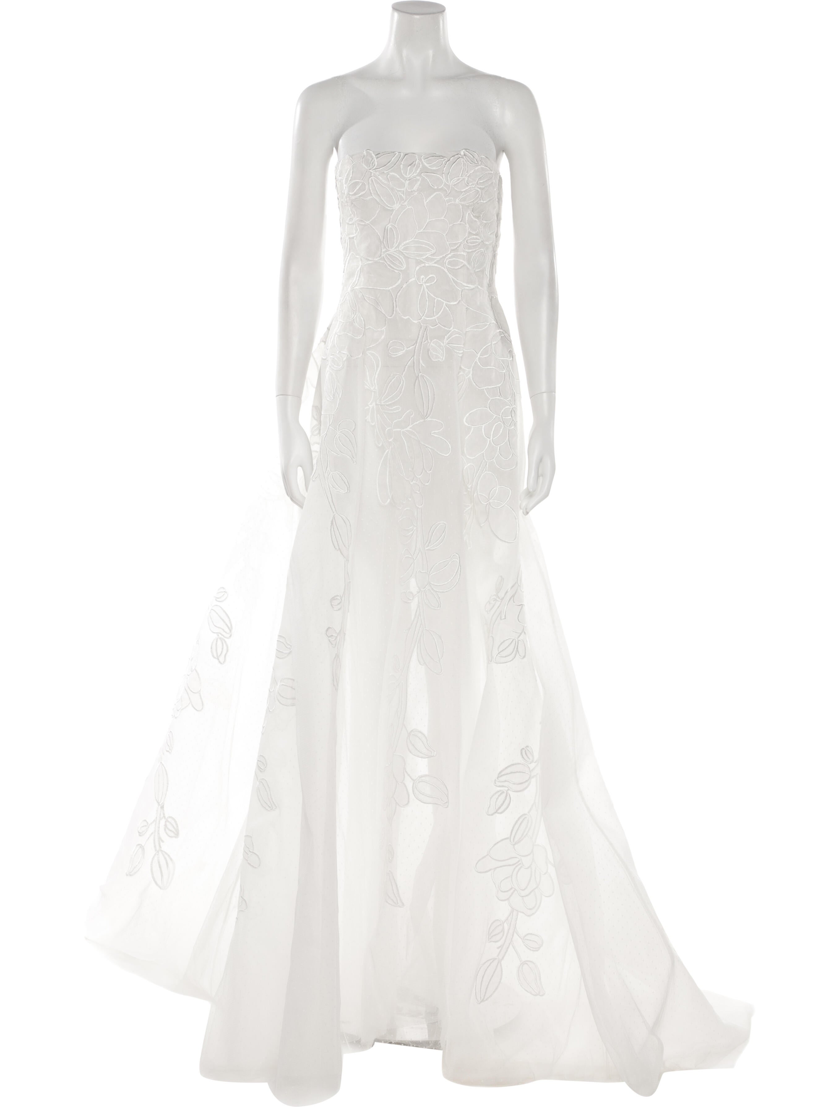 Saiid Kobeisy Strapless Long Dress w/ Tags