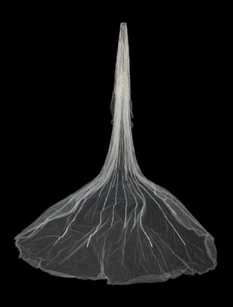 Saiid Kobeisy Tulle Beaded Veil