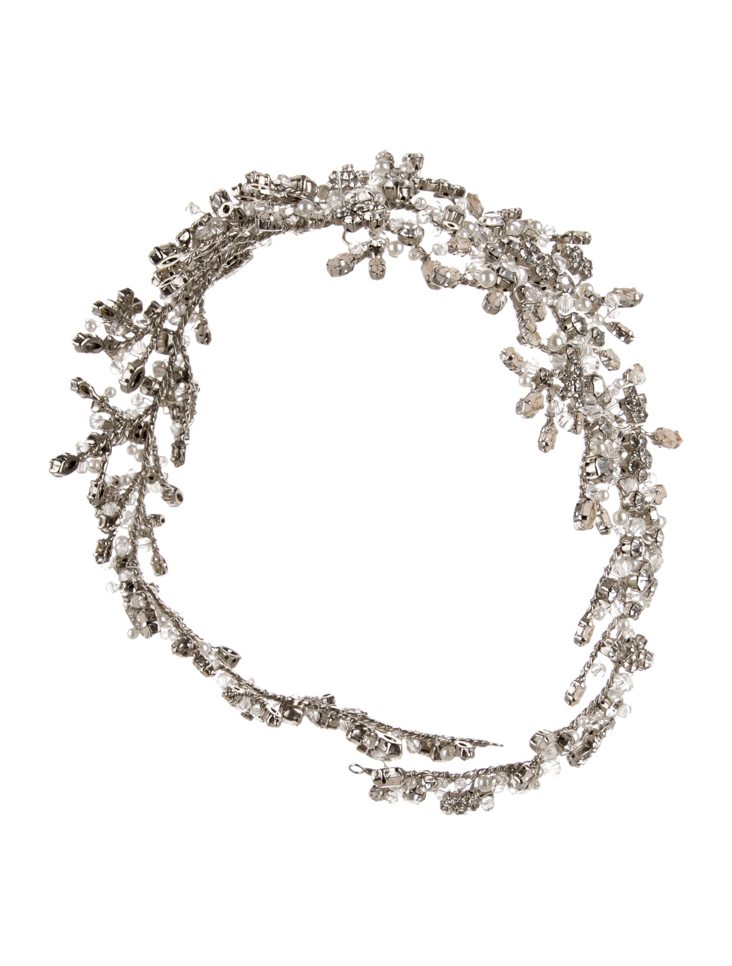 Saiid Kobeisy crystal embellished Headpiece