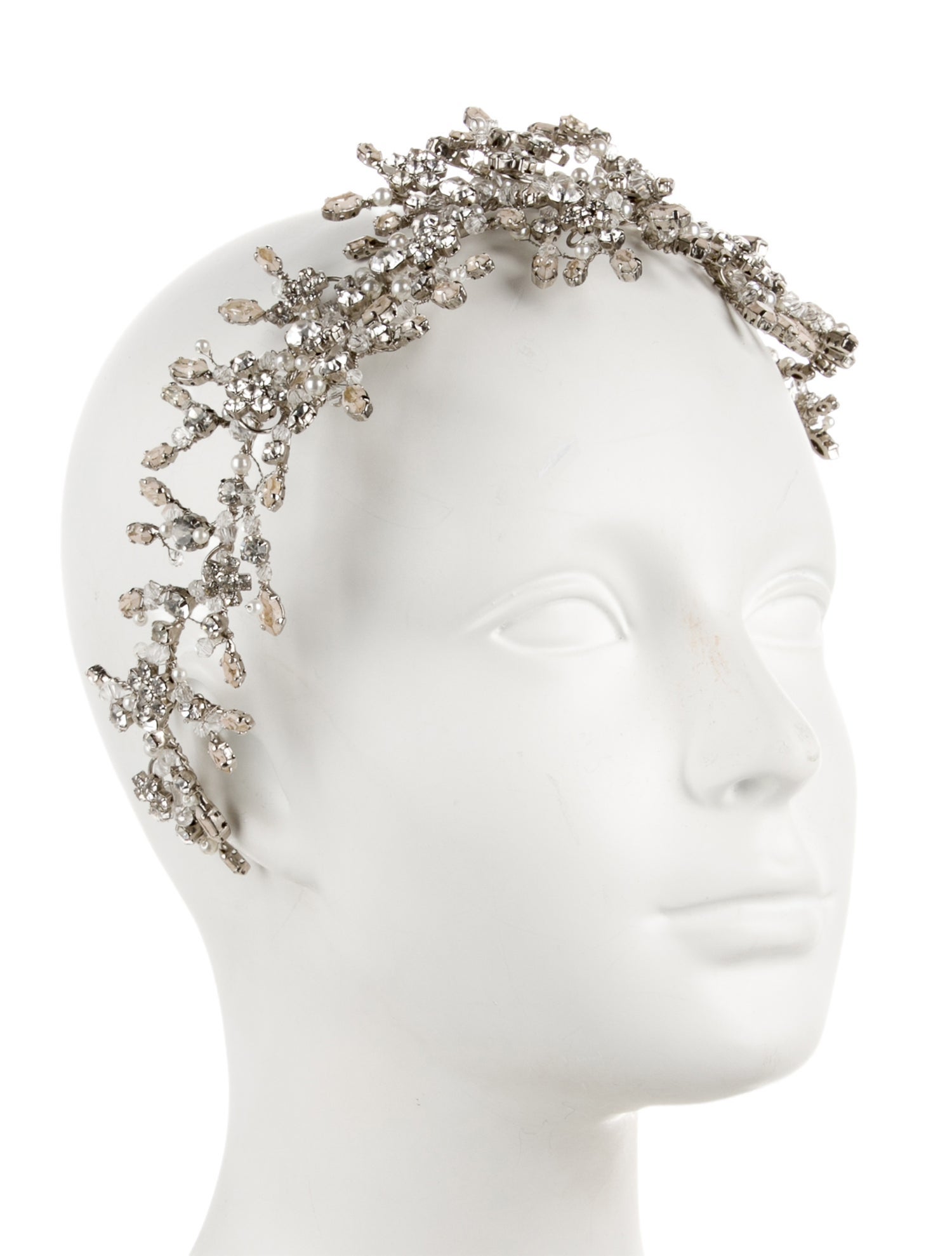 Saiid Kobeisy crystal embellished Headpiece