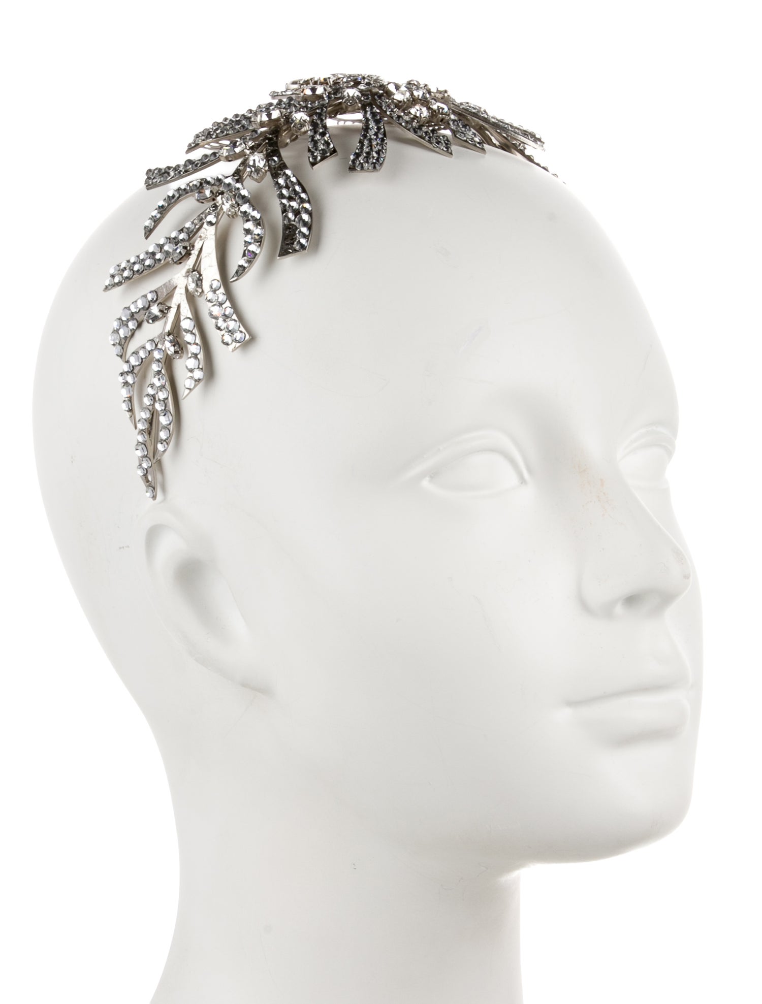 Saiid Kobeisy crystal embellished headpiece