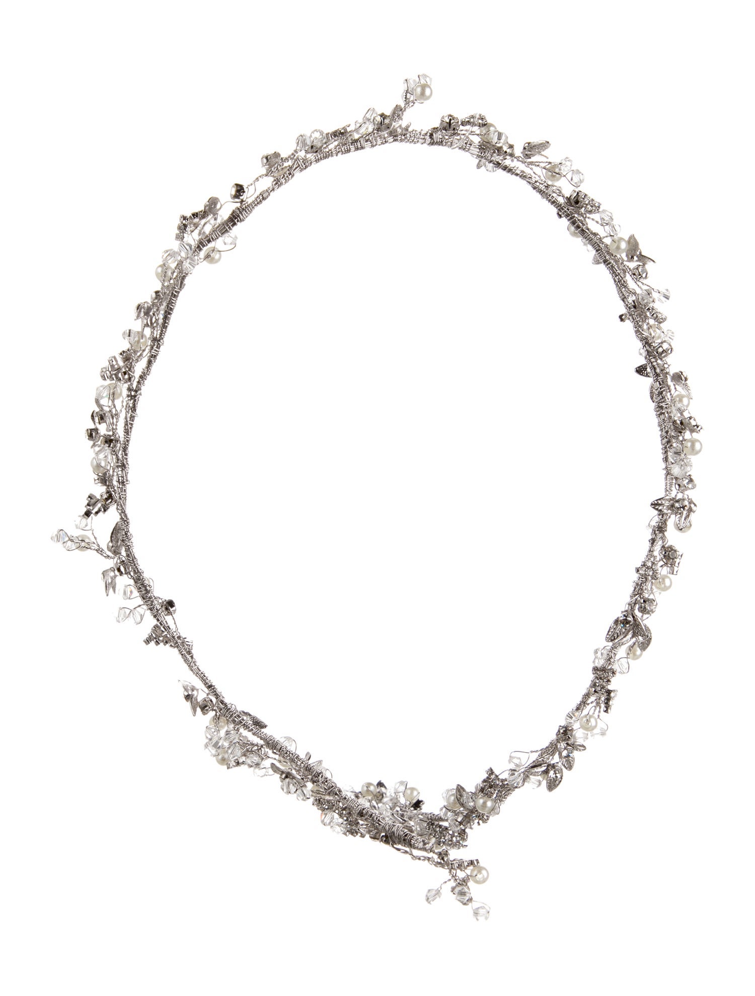Saiid Kobeisy crystal embellished headpiece