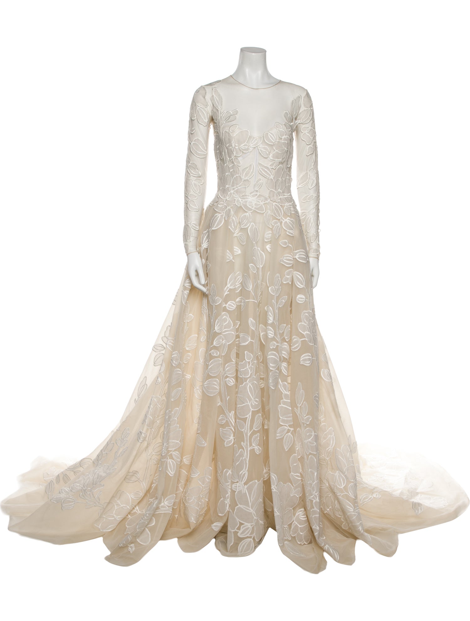 Saiid Kobeisy Crew Neck Long Dress w/ Tags