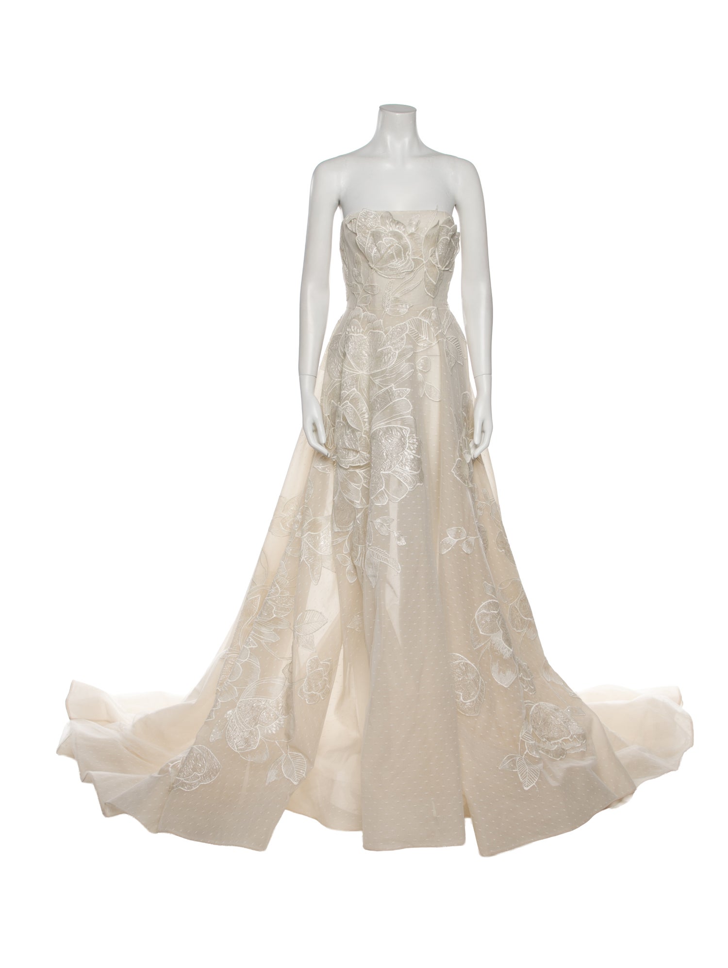 Saiid Kobeisy Strapless Long Dress w/ Tags