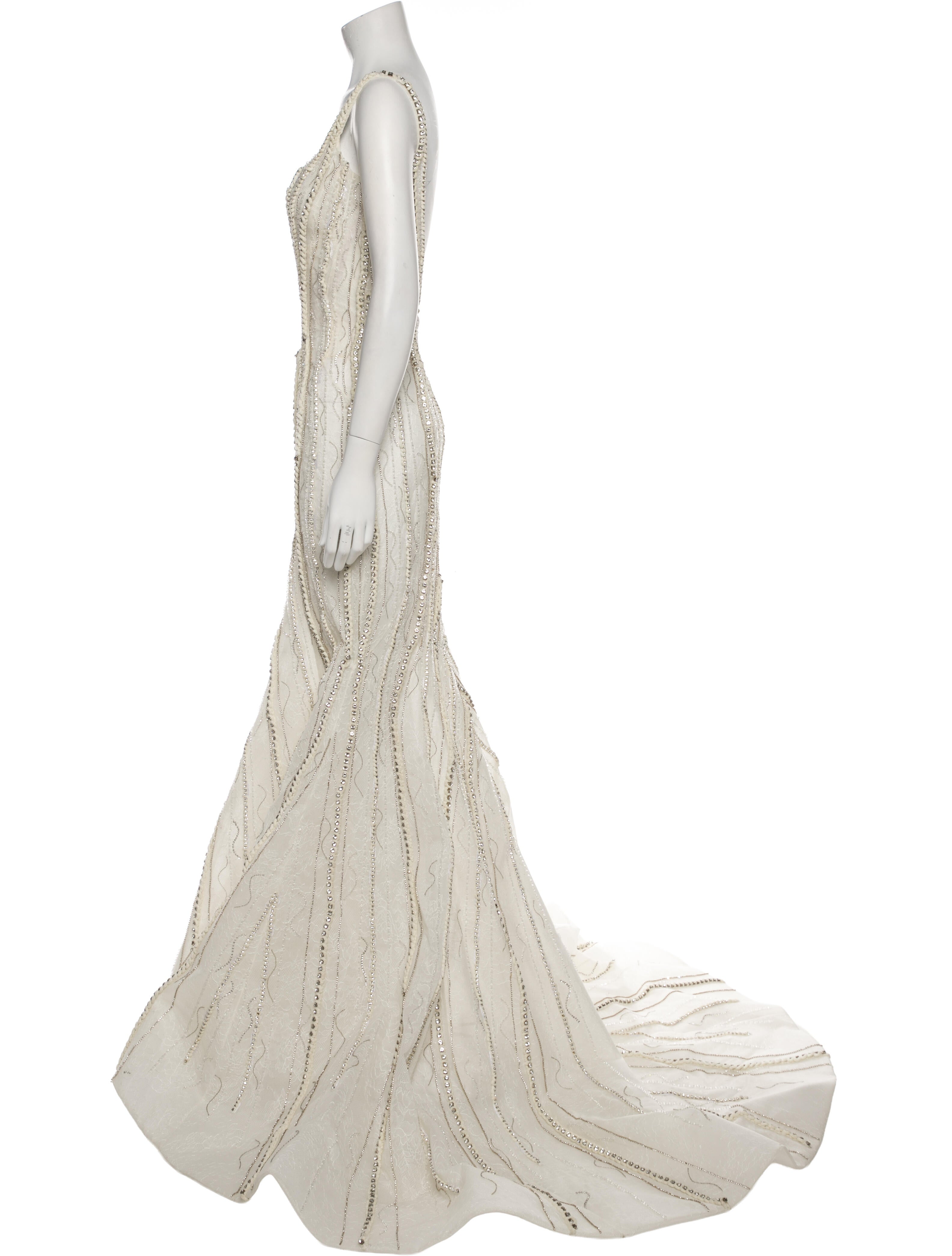 Saiid Kobeisy V-Neck Long Dress w/ Tags