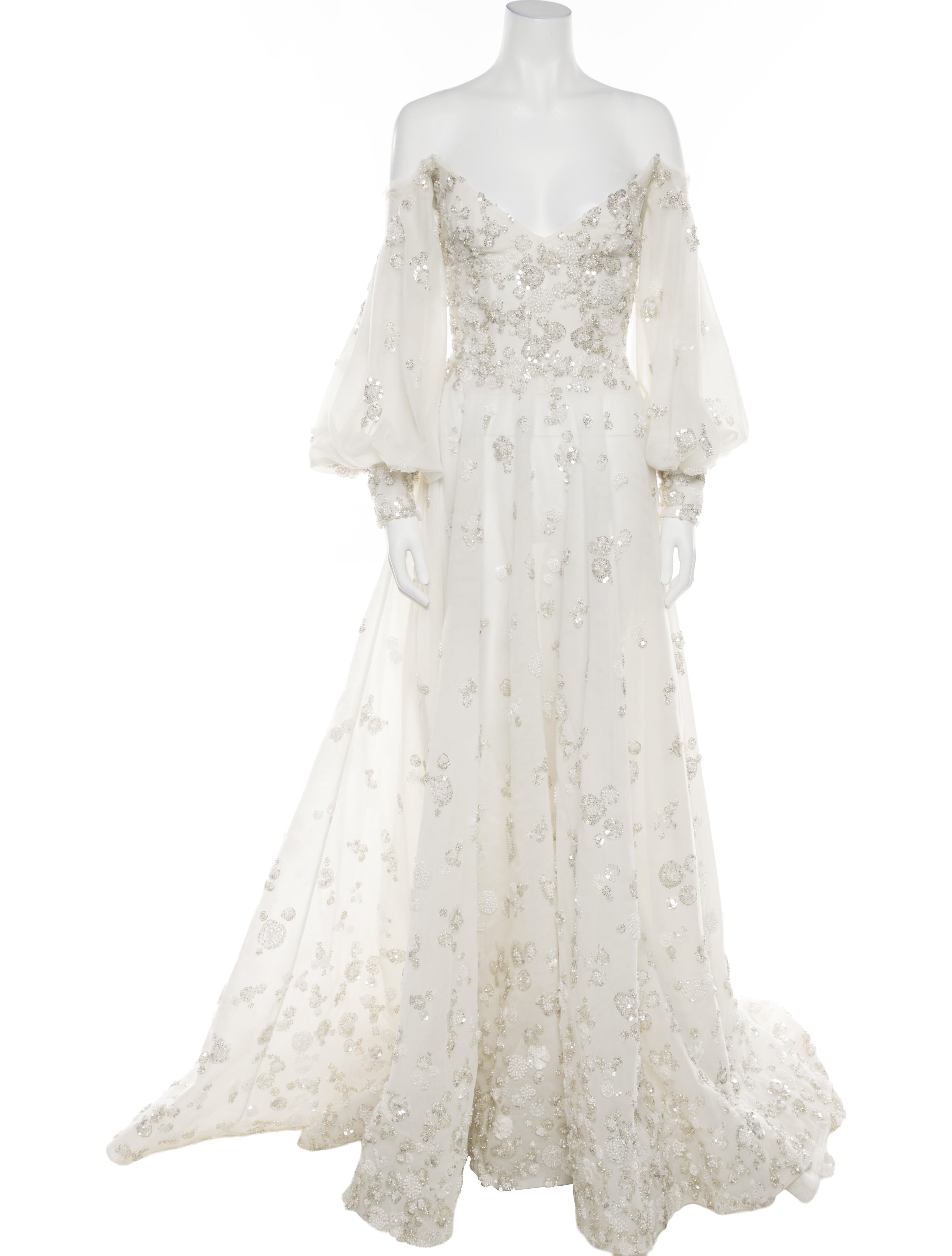 Saiid Kobeisy Strapless Long Dress