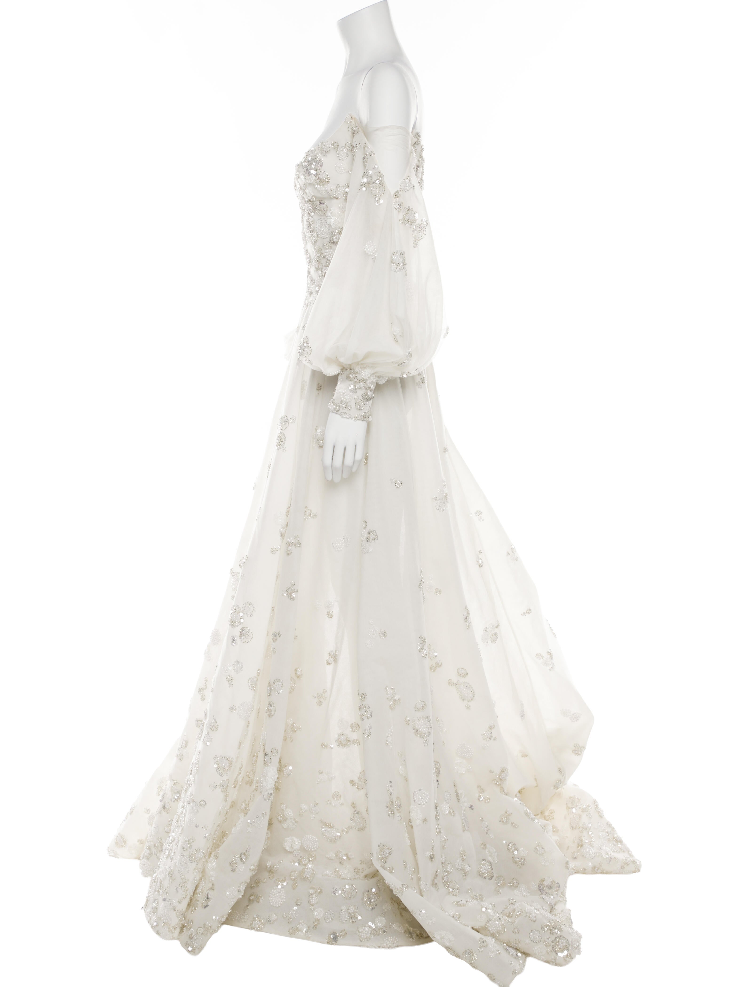 Saiid Kobeisy Strapless Long Dress