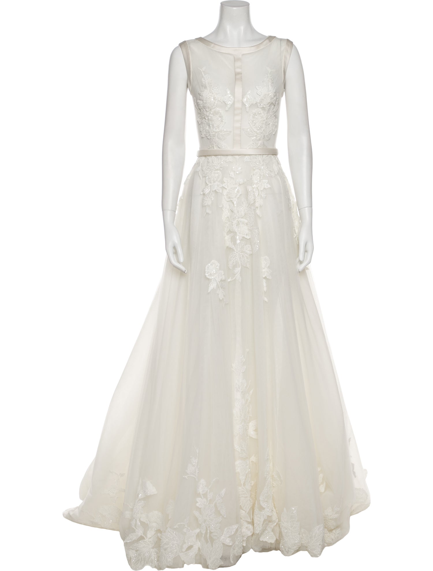 Saiid Kobeisy Scoop Neck Long Dress w/ Tags