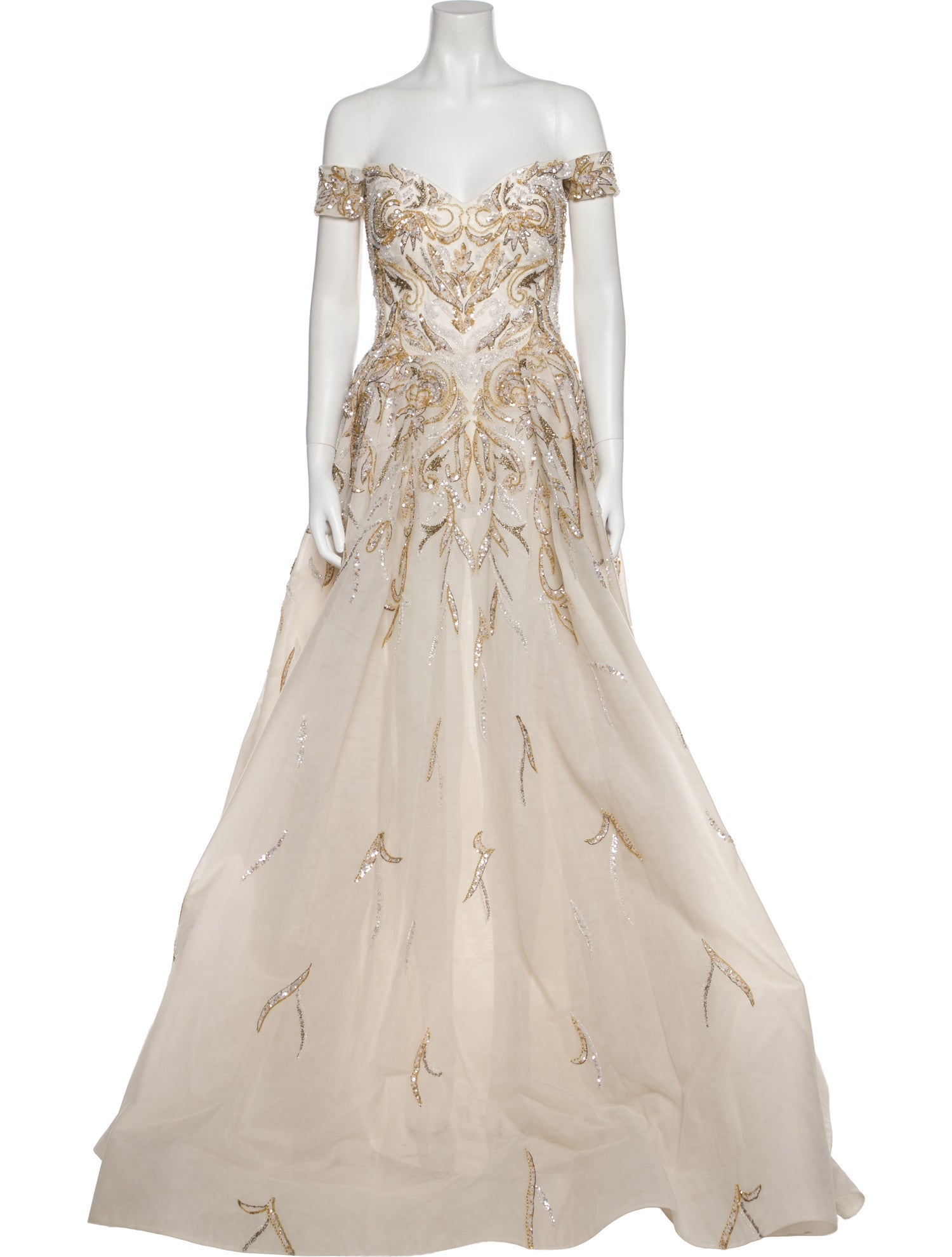 Saiid Kobeisy Off-The-Shoulder Long Dress w/ Tags