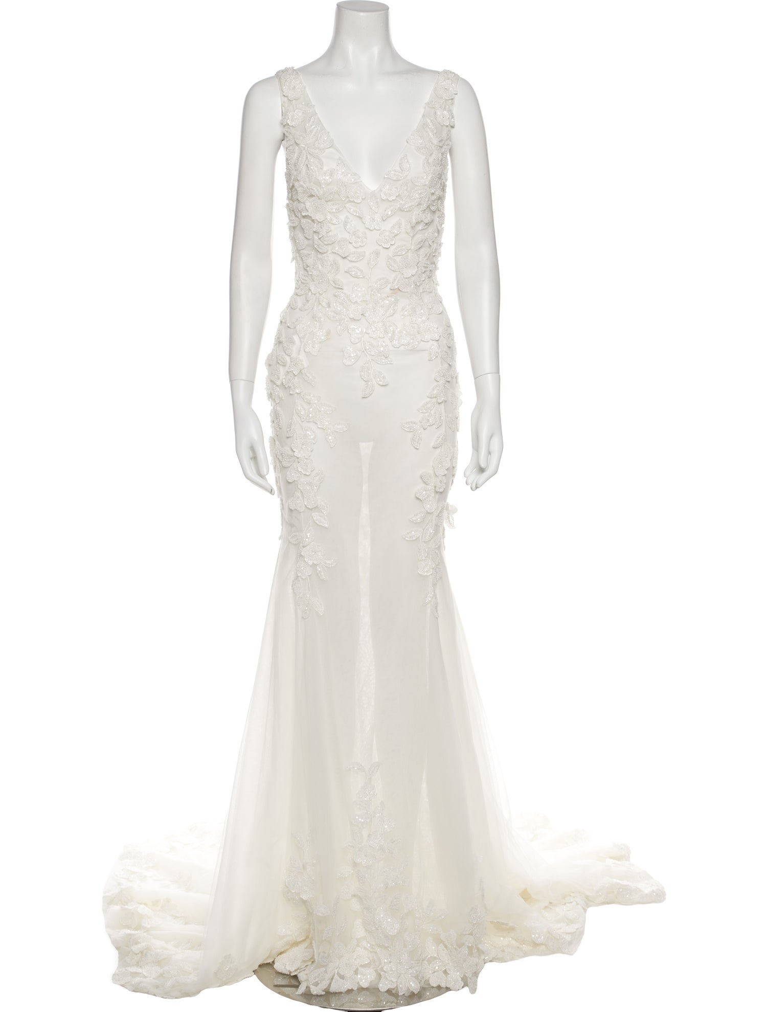 Saiid Kobeisy V-Neck Long Dress w/ Tags