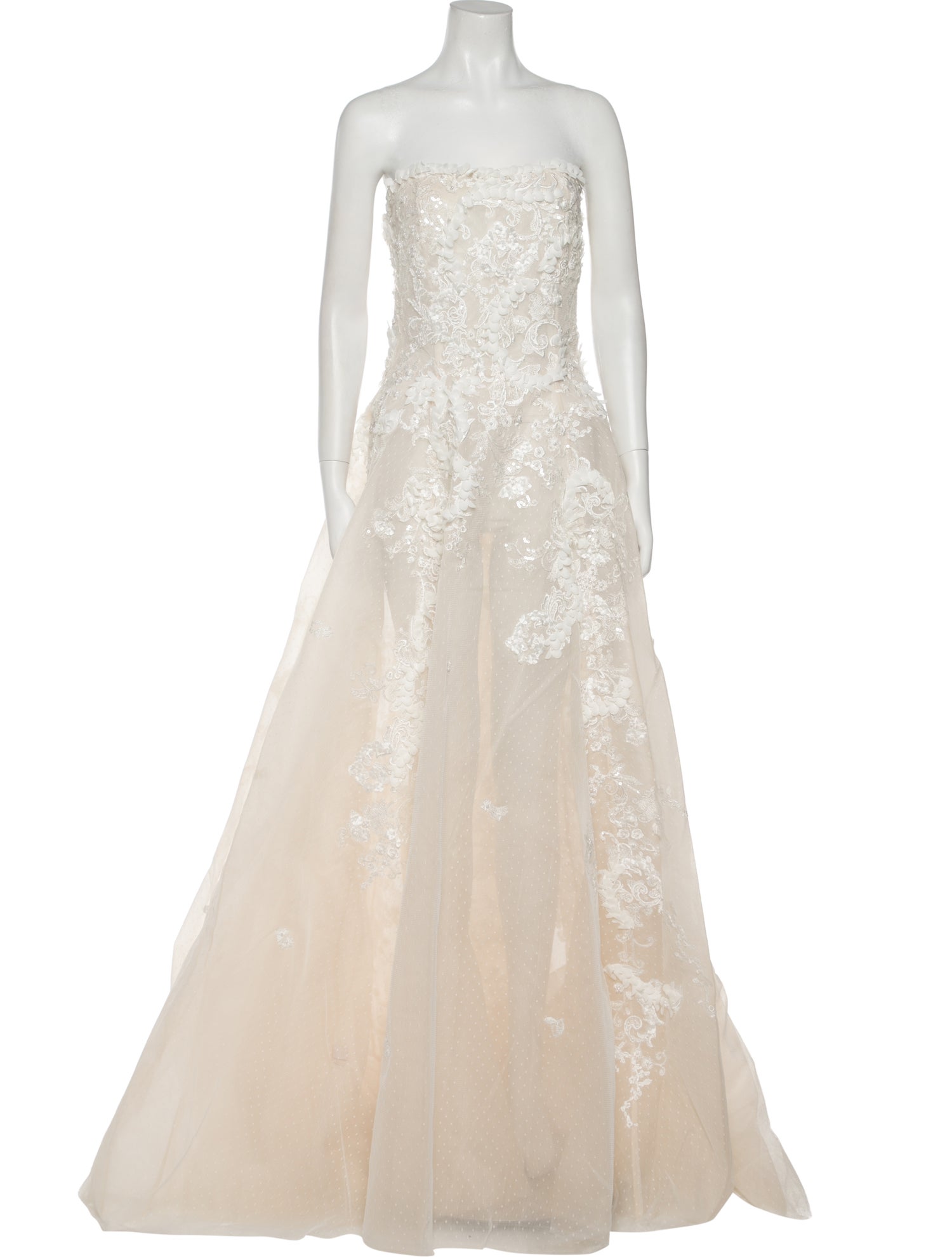 Saiid Kobeisy Mesh Long Dress w/ Tags