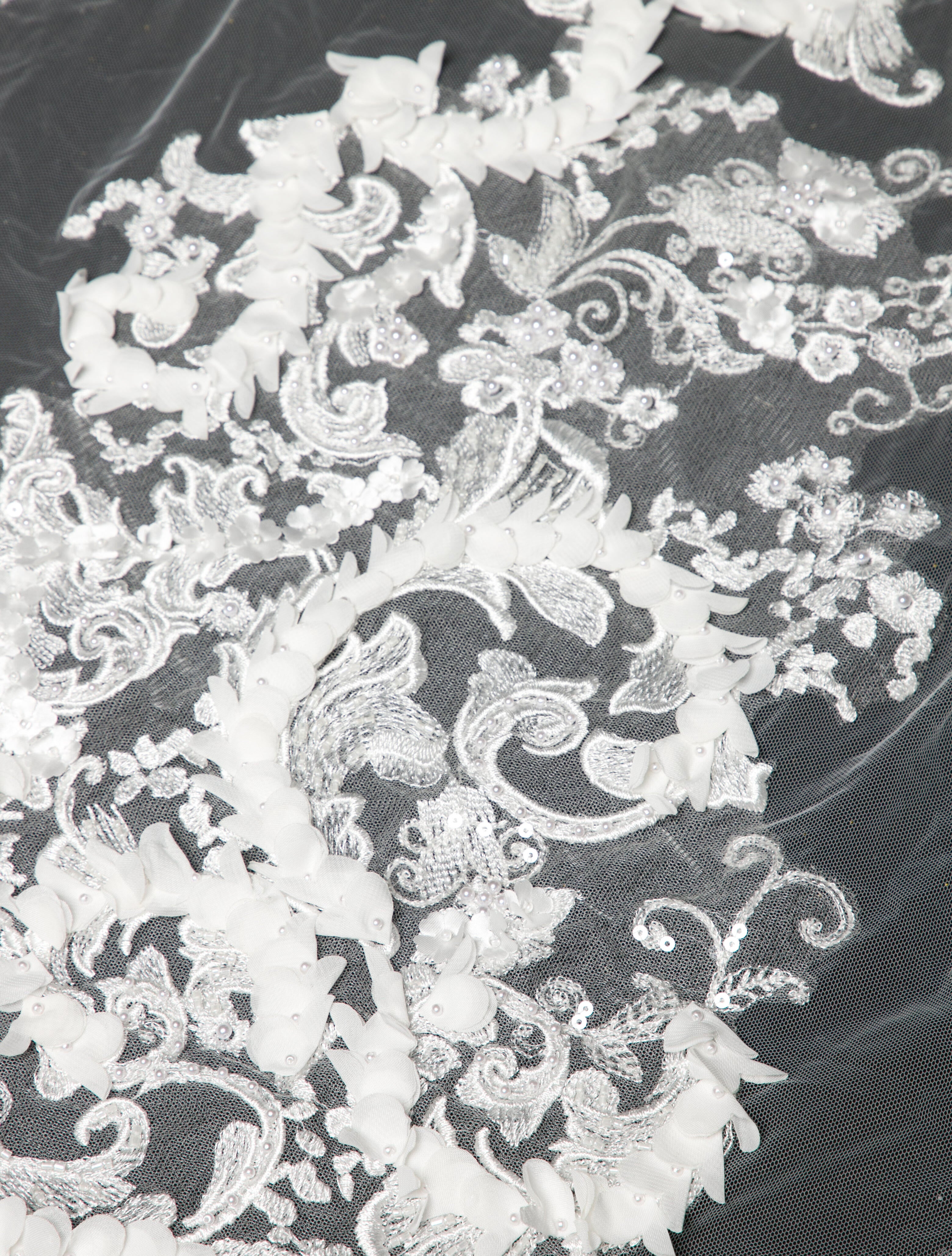 Saiid Kobeisy Tulle Veil w/ Tags