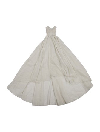 Saiid Kobeisy Strapless Long Dress