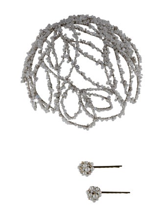Saiid Kobeisy Crystal Embellished Headpiece