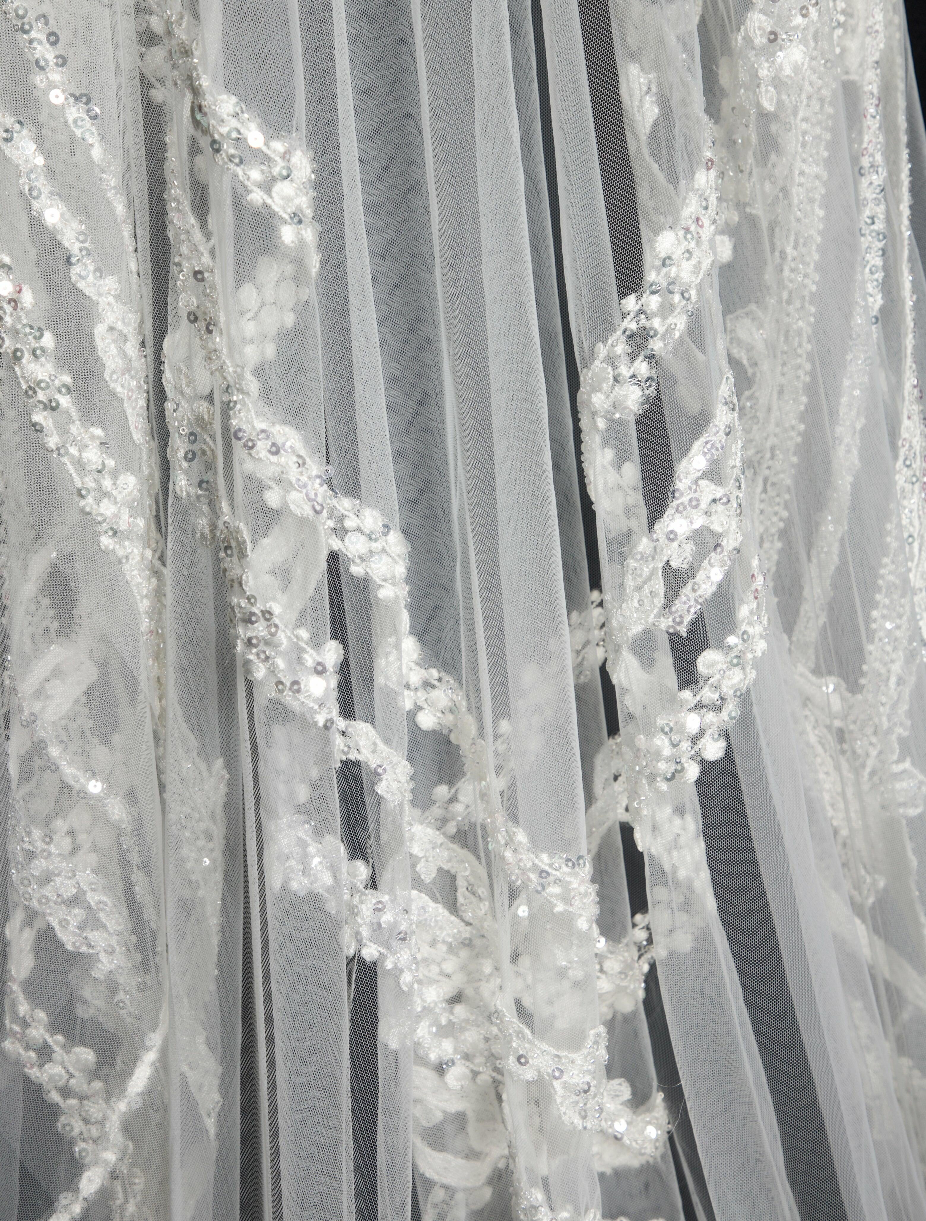 Saiid Kobeisy Embroidered Veil