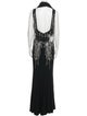Saiid Kobeisy Graphic Print Long Dress