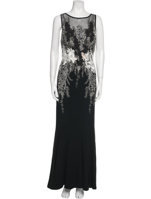 Saiid Kobeisy Graphic Print Long Dress