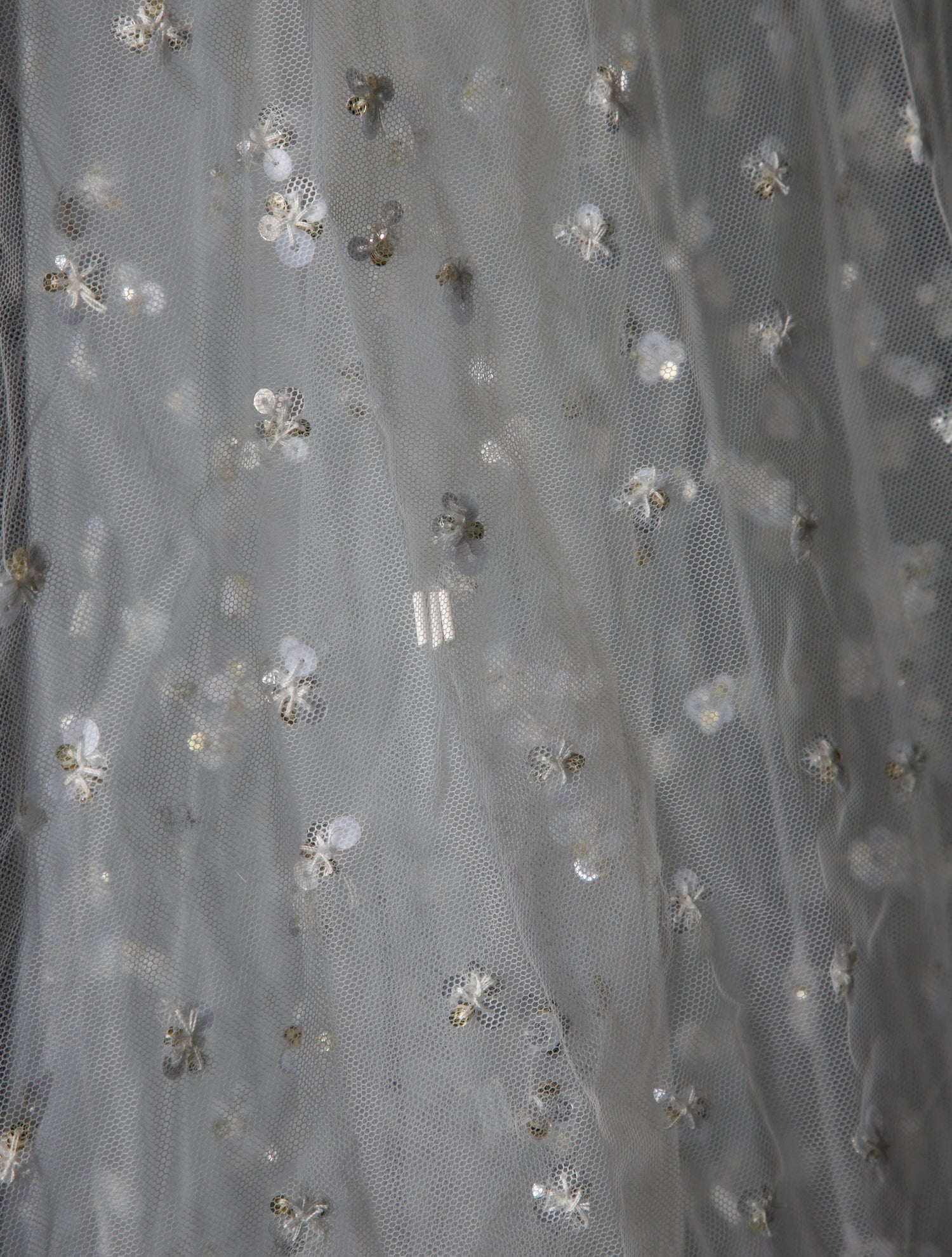 Saiid Kobeisy white mesh veil w/Tags