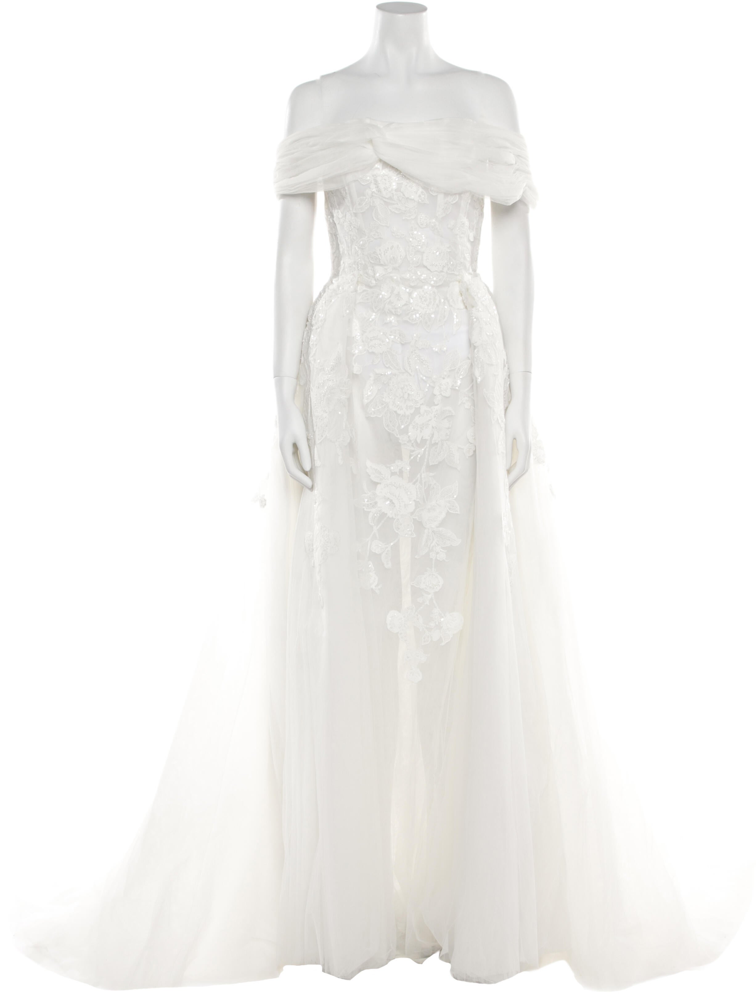 Saiid Kobeisy Off-The-Shoulder Long Dress