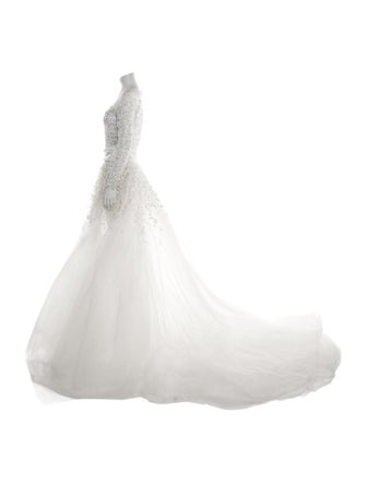 Saiid Kobeisy Square Neckline Long Dress