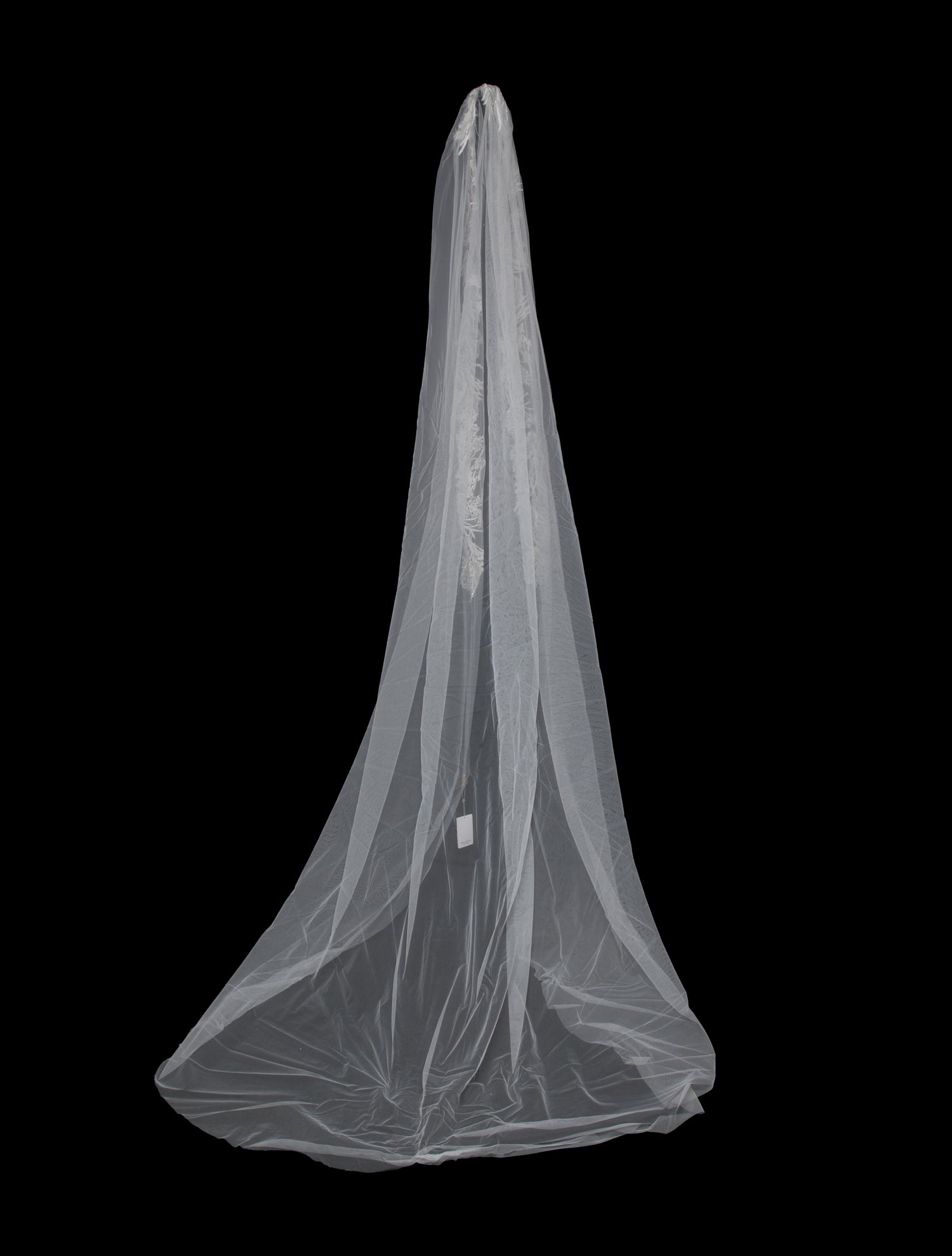 Saiid Kobeisy white mesh veil w/Tags