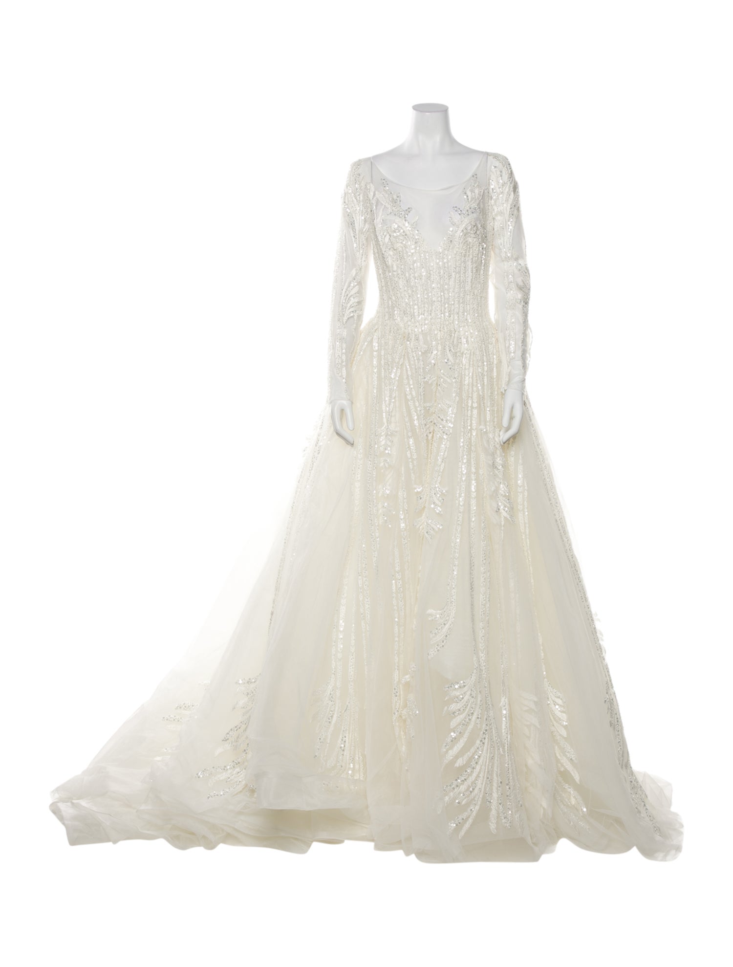 Saiid Kobeisy Scoop Neck Long Dress w/ Tags