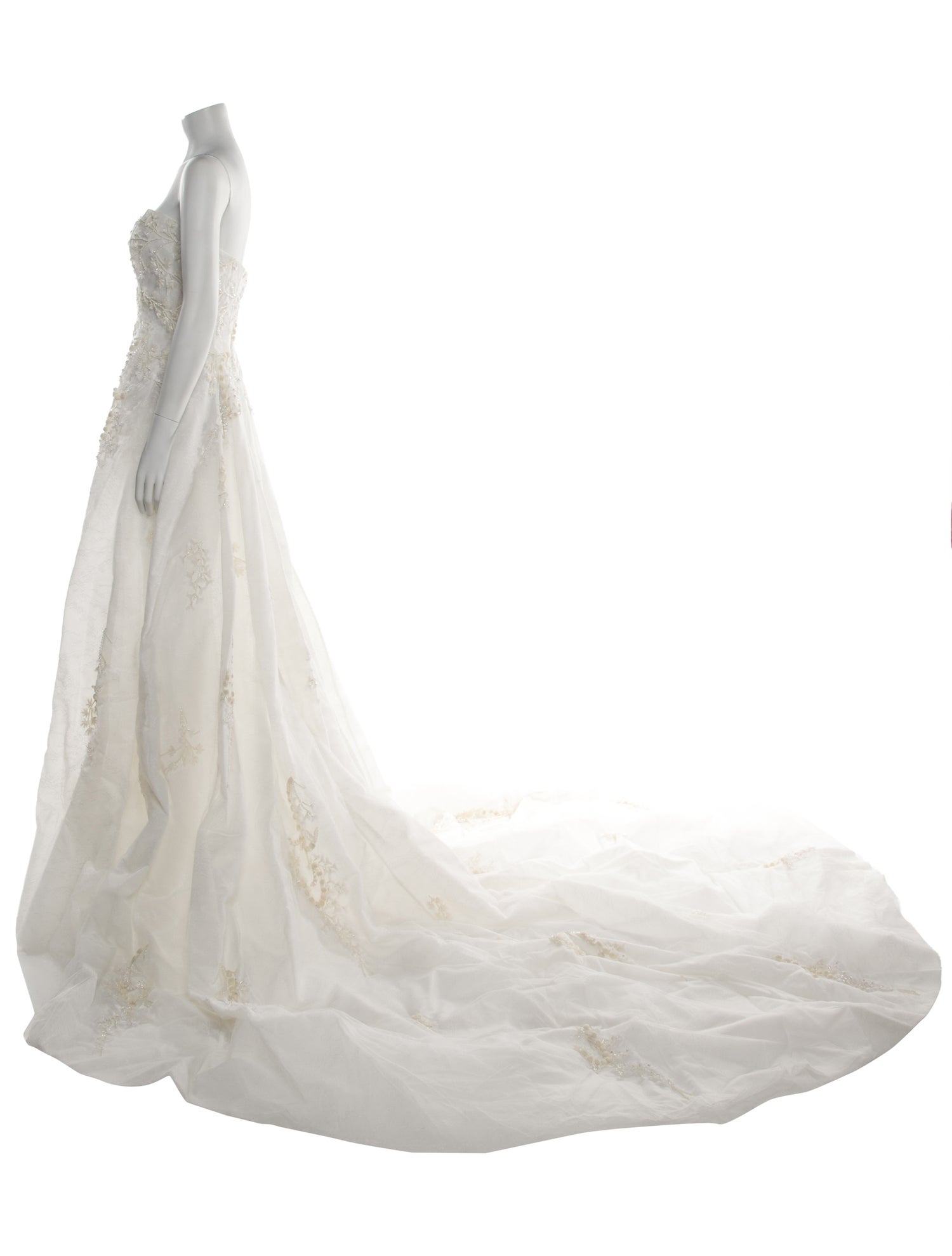 Saiid Kobeisy Strapless Long Dress w/ Tags