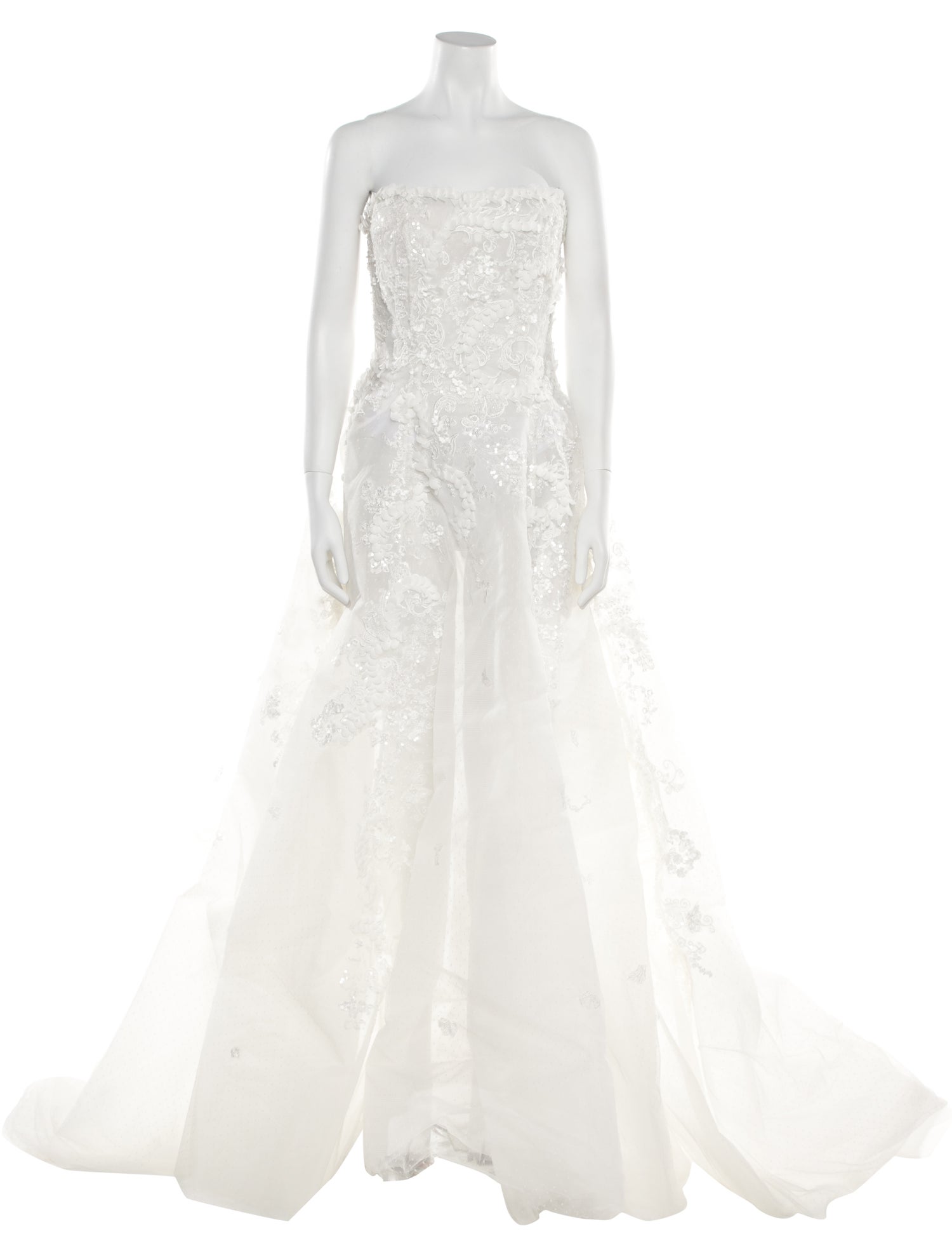 Saiid Kobeisy Strapless Long Dress w/ Tags