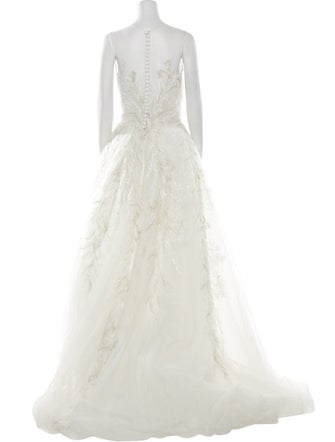 Saiid Kobeisy Scoop Neck Long Dress