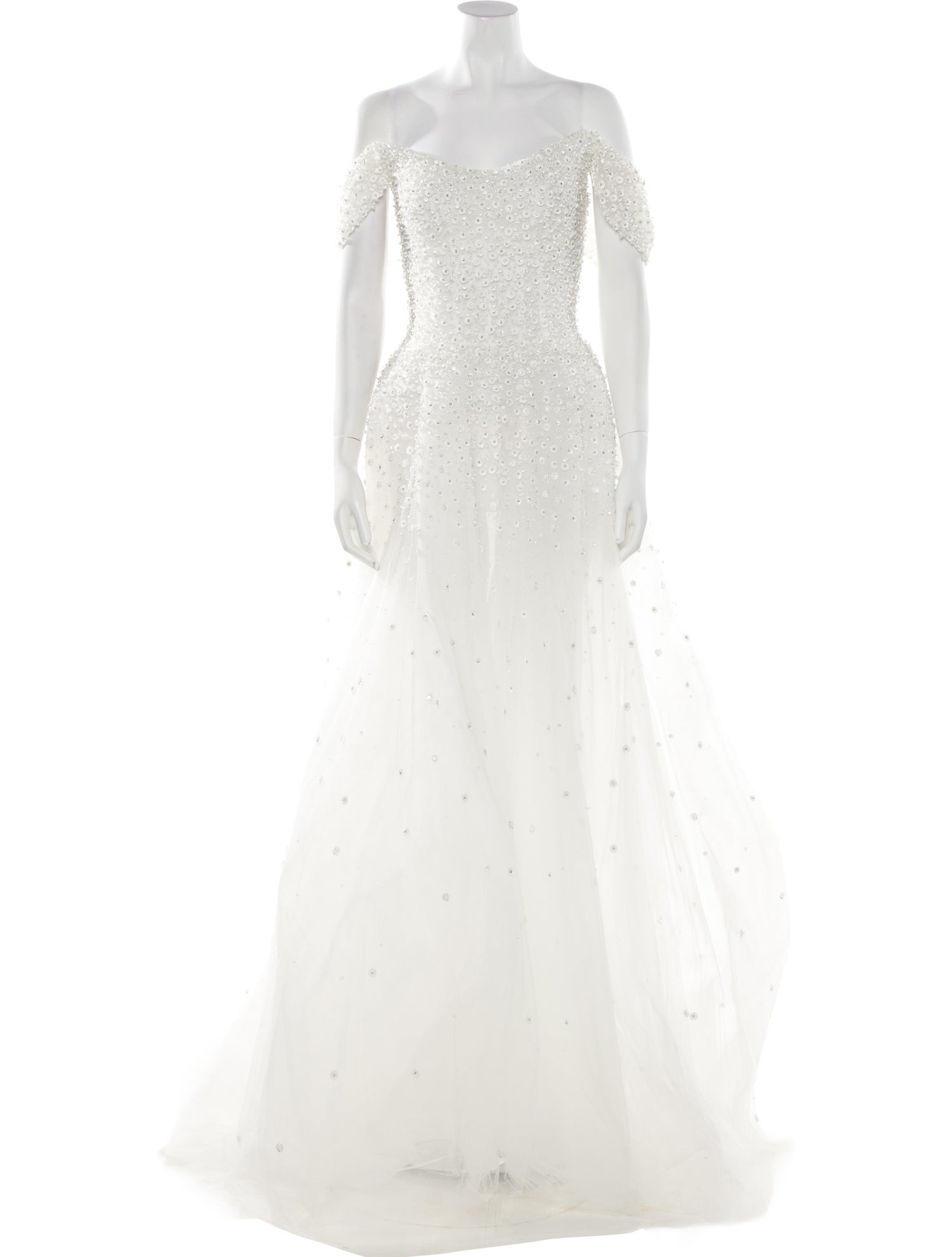 Saiid Kobeisy Off-The-Shoulder Long Dress w/ Tags