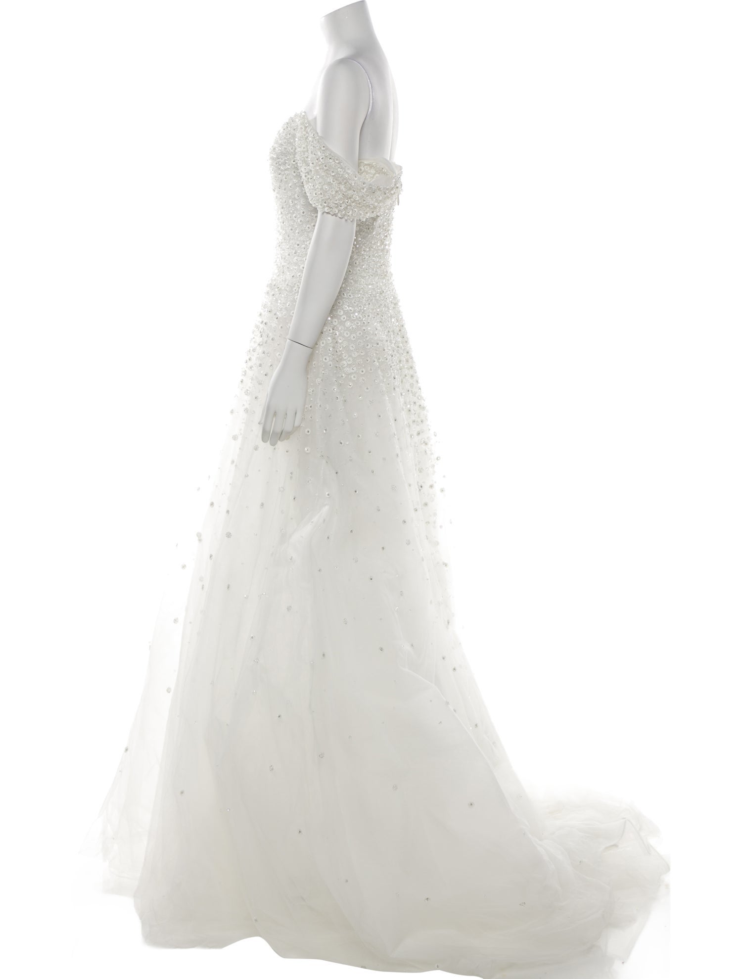 Saiid Kobeisy Off-The-Shoulder Long Dress w/ Tags