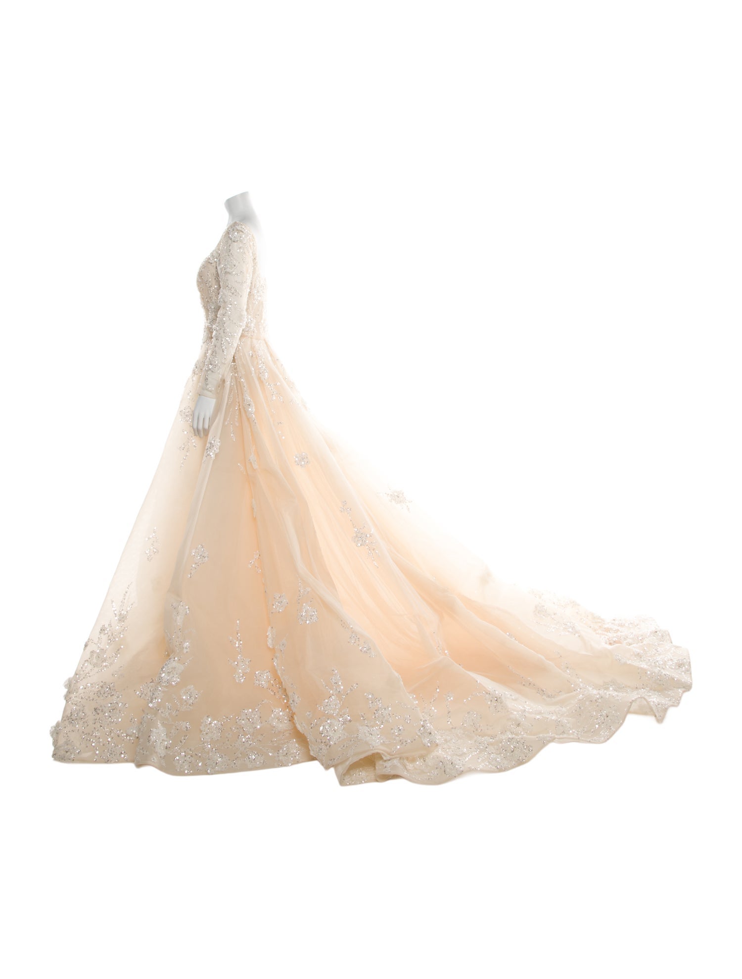 Saiid Kobeisy Square Neckline Long Dress w/ Tags