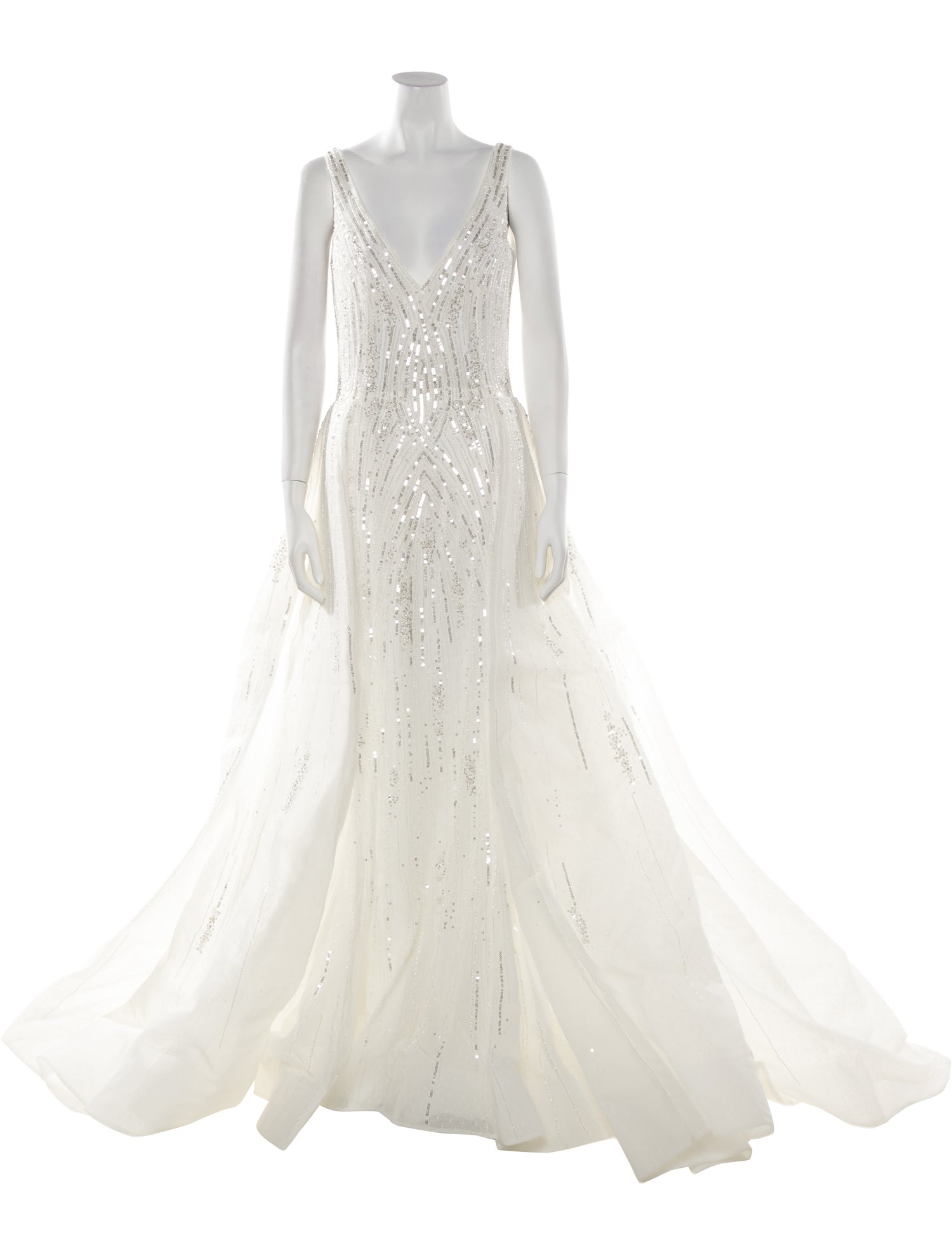 Saiid Kobeisy Mesh Long Dress