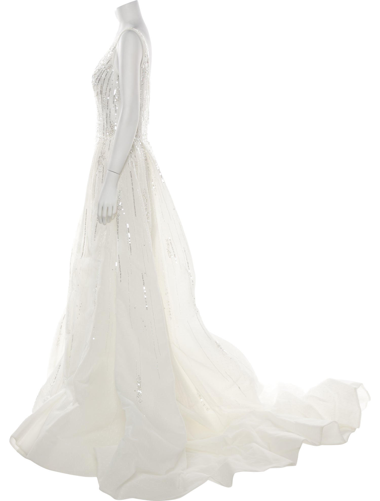 Saiid Kobeisy Mesh Long Dress